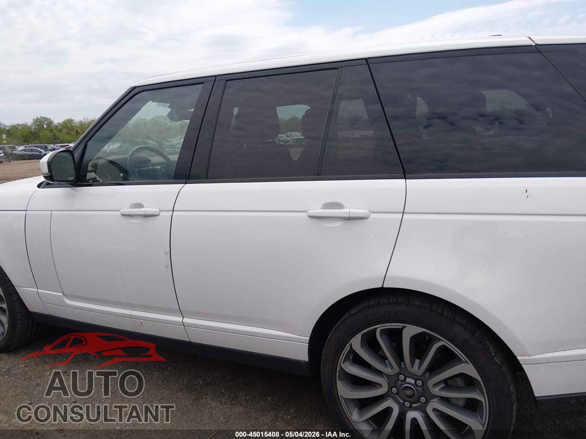 LAND ROVER RANGE ROVER 2019 - SALGS2REXKA539105