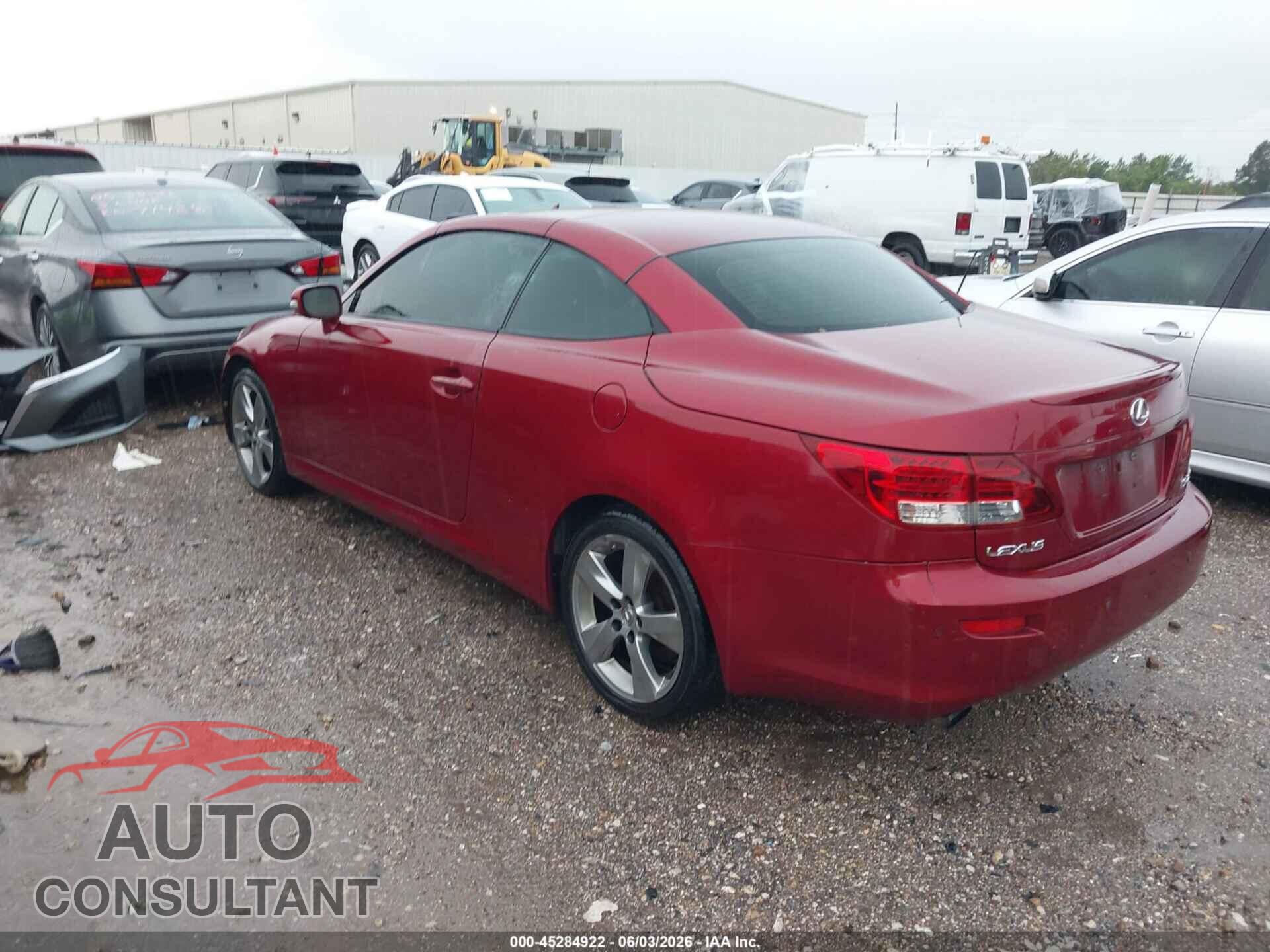 LEXUS IS 250C 2010 - JTHFF2C2XA2510216