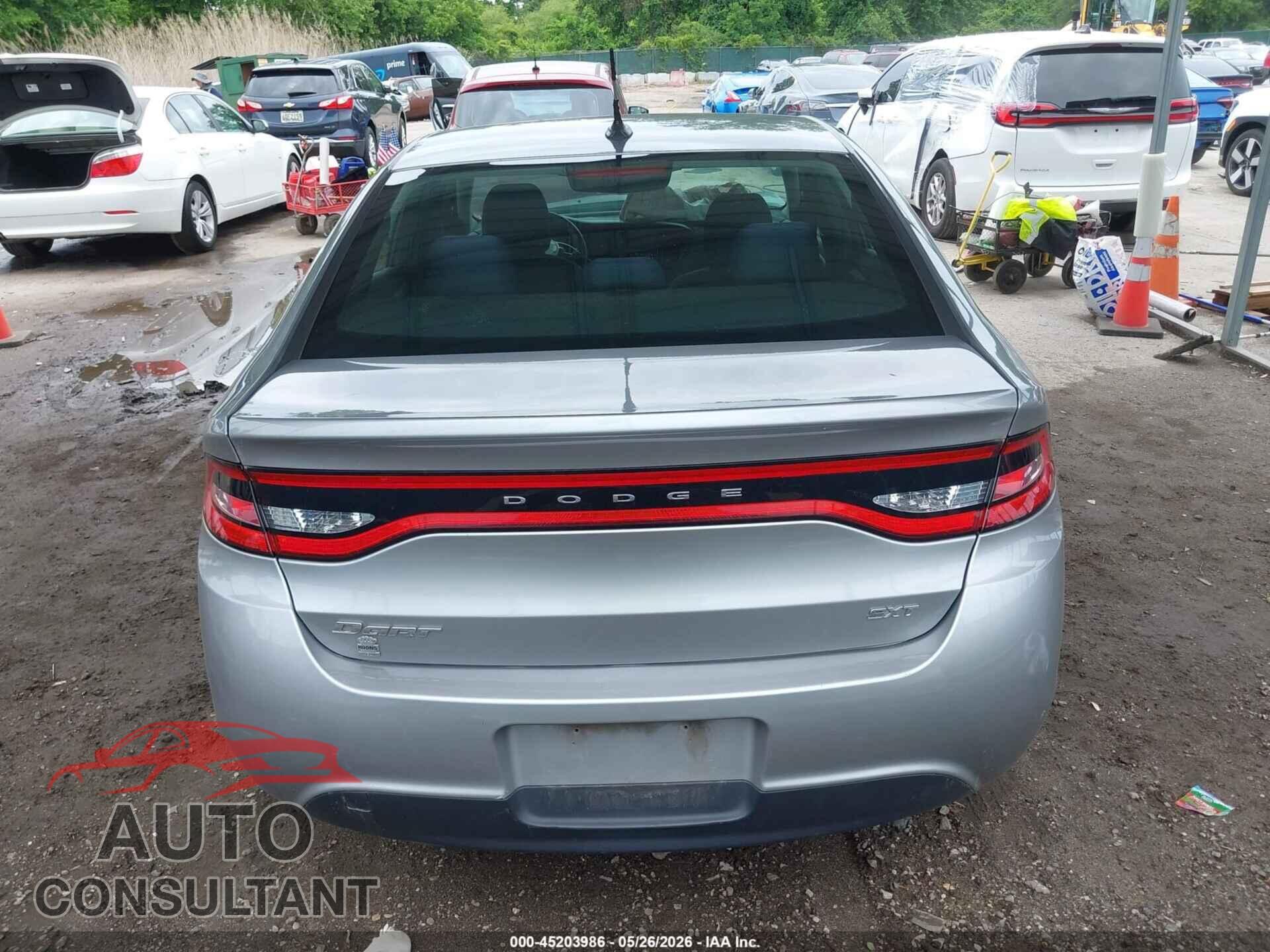 DODGE DART 2015 - 1C3CDFBB6FD390496