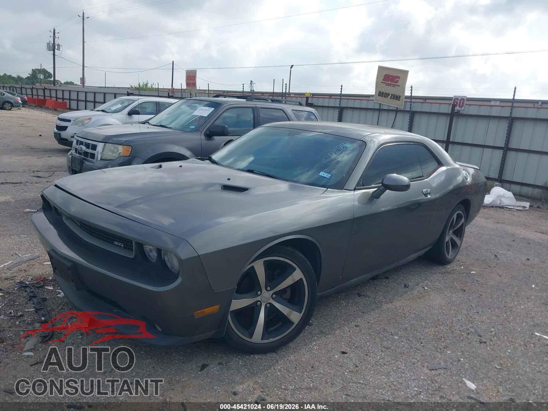 DODGE CHALLENGER 2012 - 2C3CDYAG1CH210087