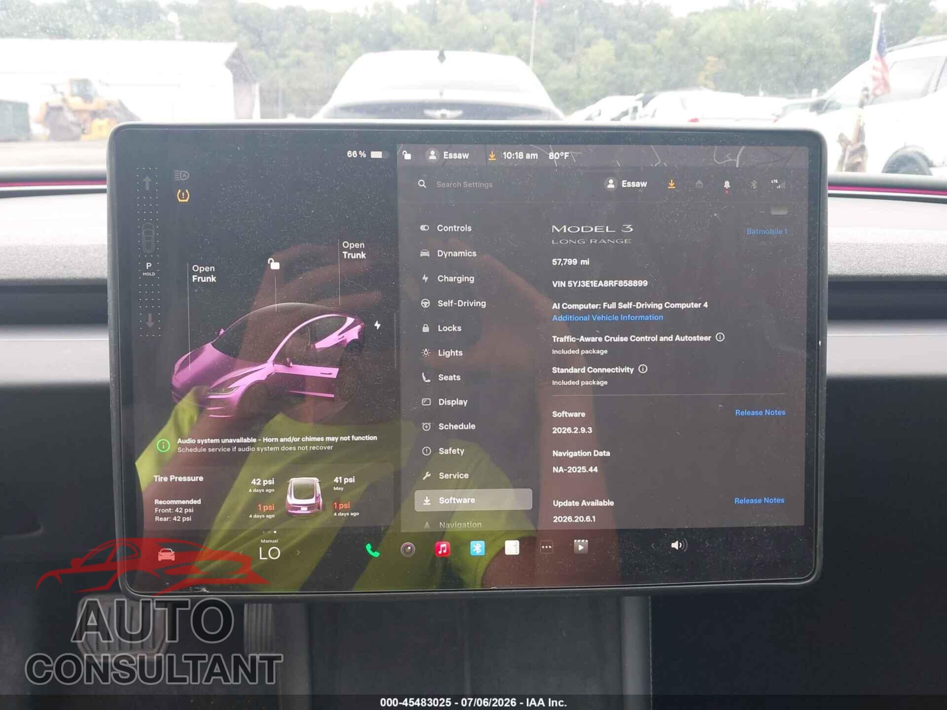 TESLA MODEL 3 2024 - 5YJ3E1EA8RF858899