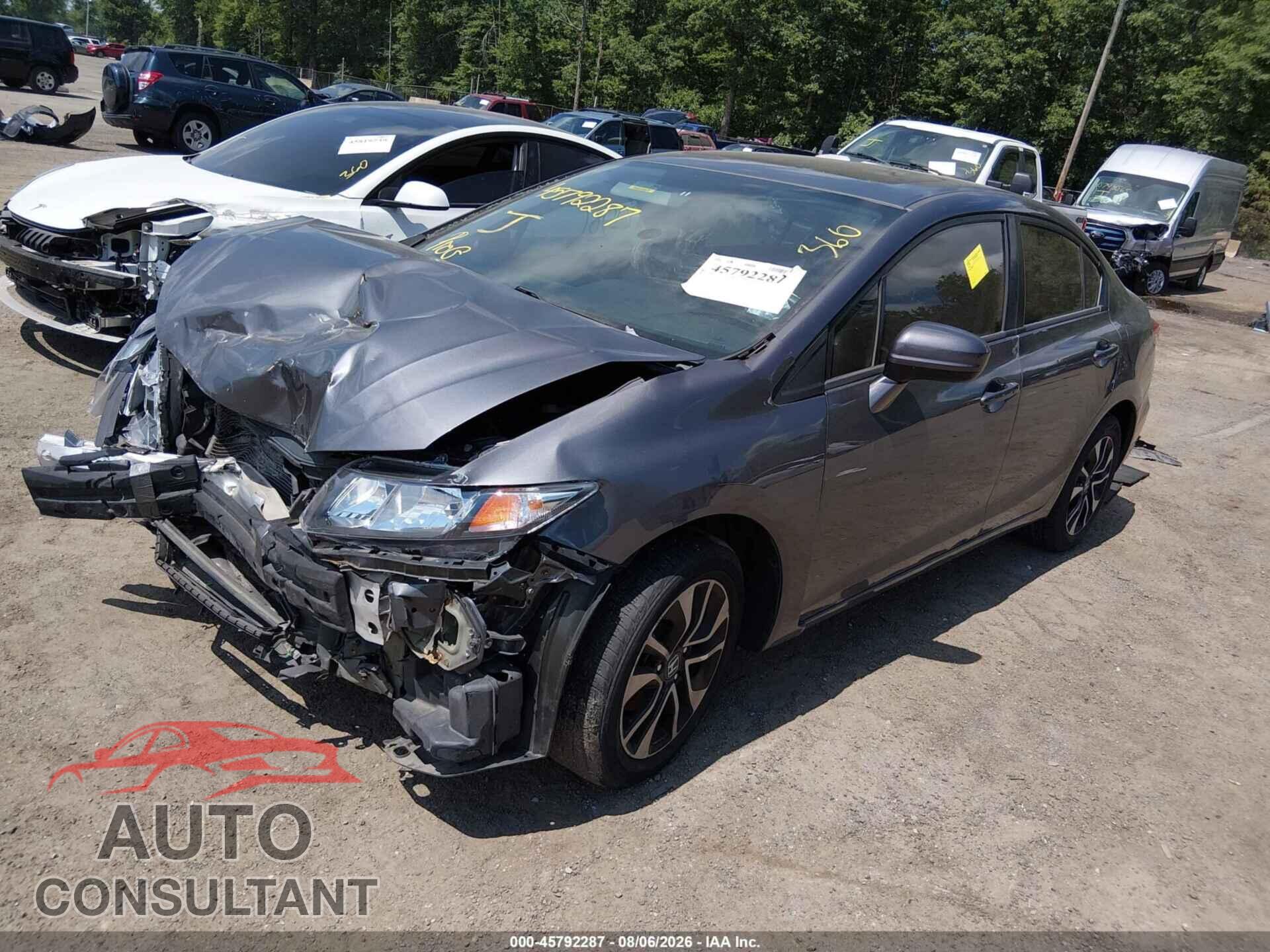 HONDA CIVIC 2014 - 19XFB2F83EE218574