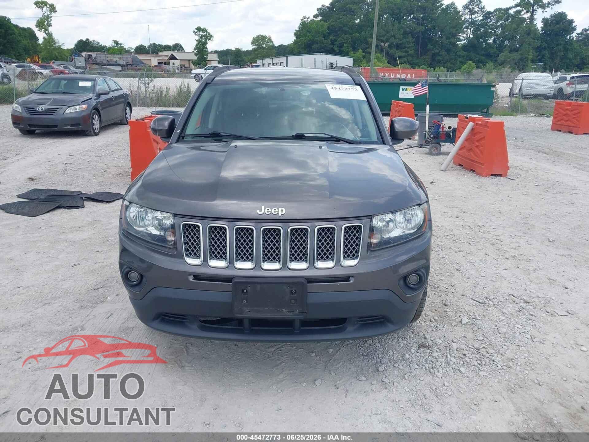 JEEP COMPASS 2017 - 1C4NJDEB4HD162383