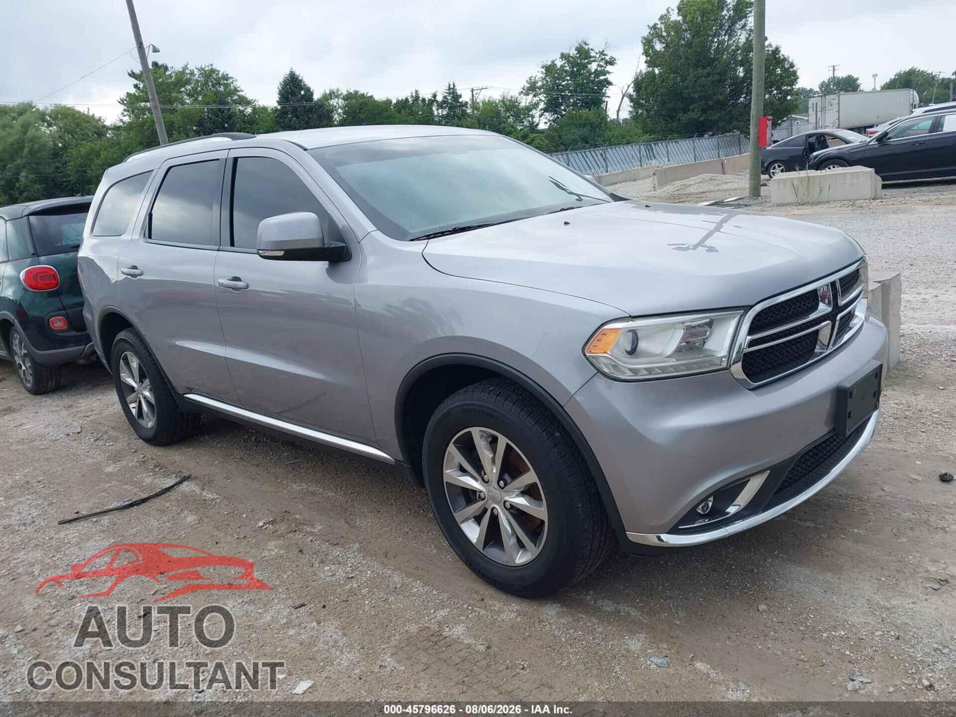 DODGE DURANGO 2016 - 1C4RDJDG0GC437577