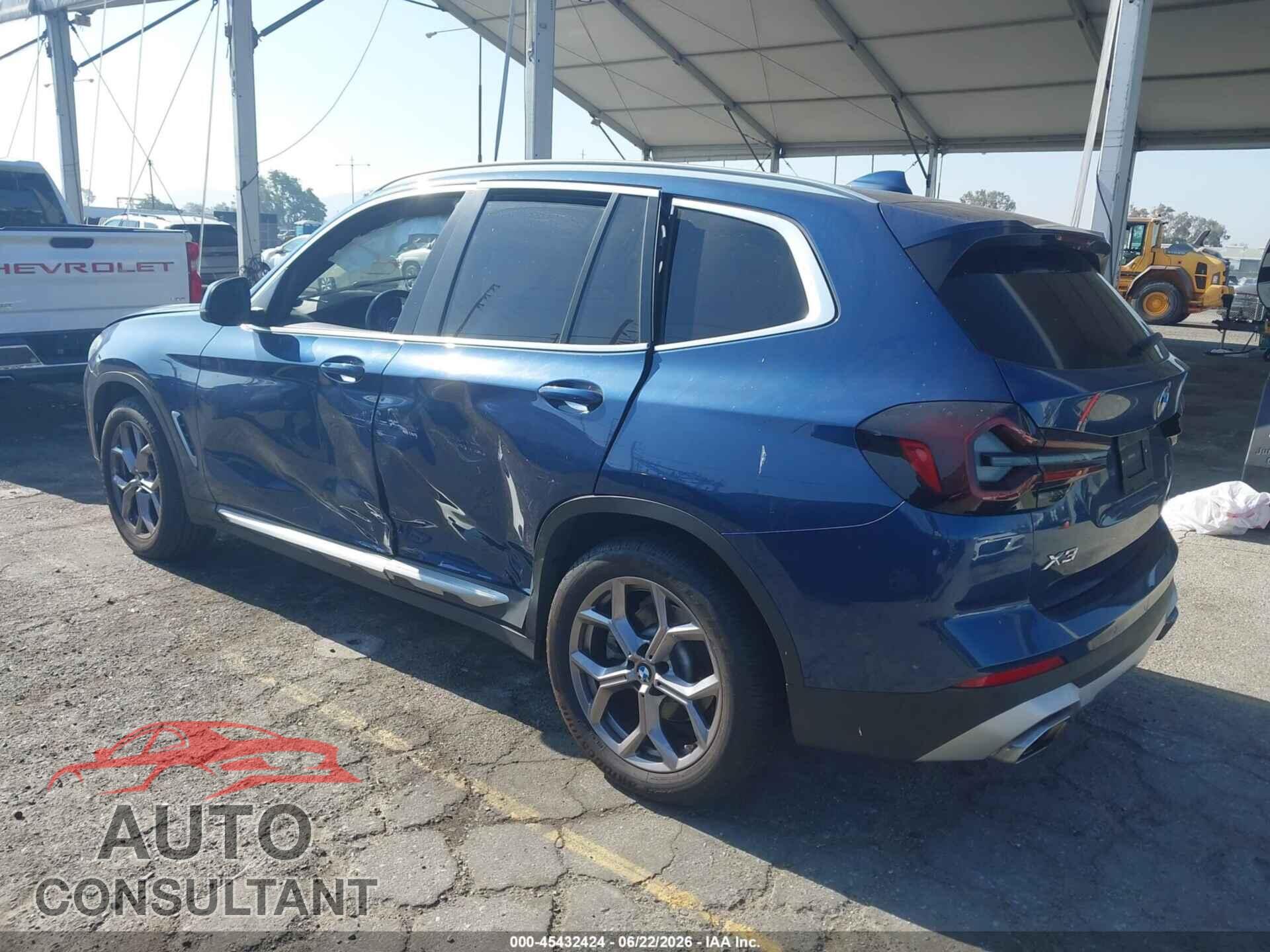 BMW X3 2022 - 5UX43DP05N9J43386