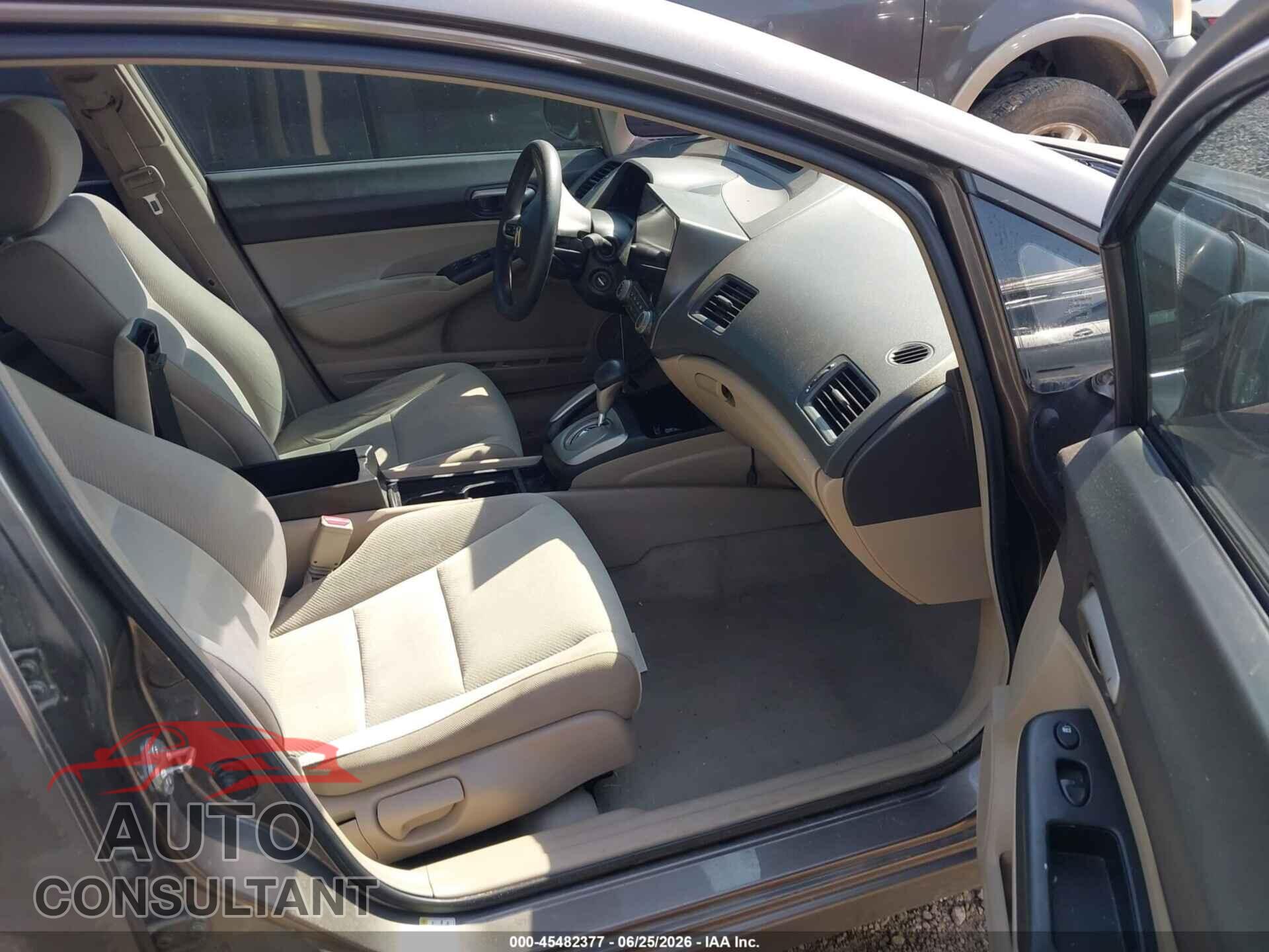 HONDA CIVIC 2009 - 19XFA16559E027845