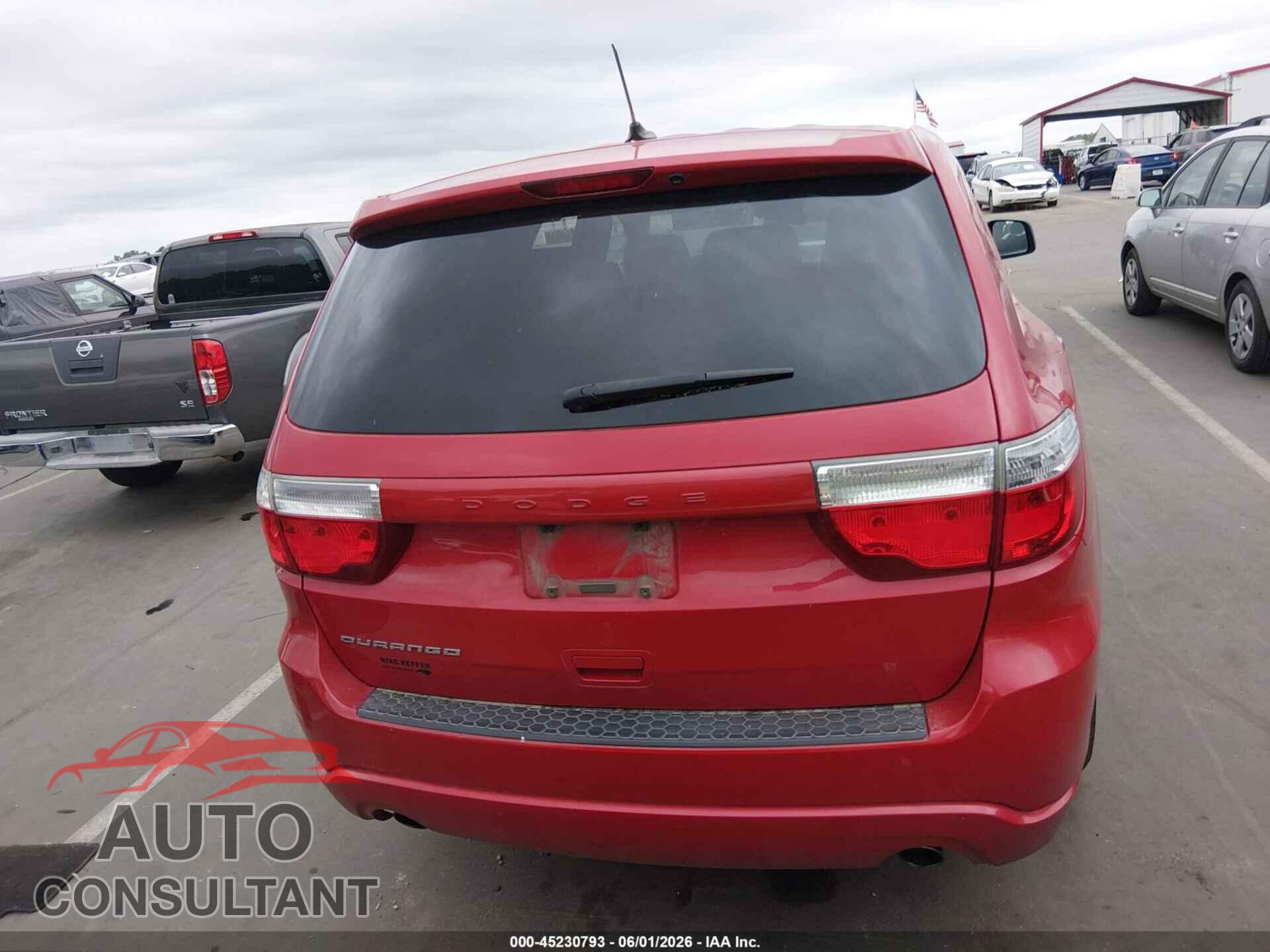 DODGE DURANGO 2013 - 1C4RDHAG2DC694166
