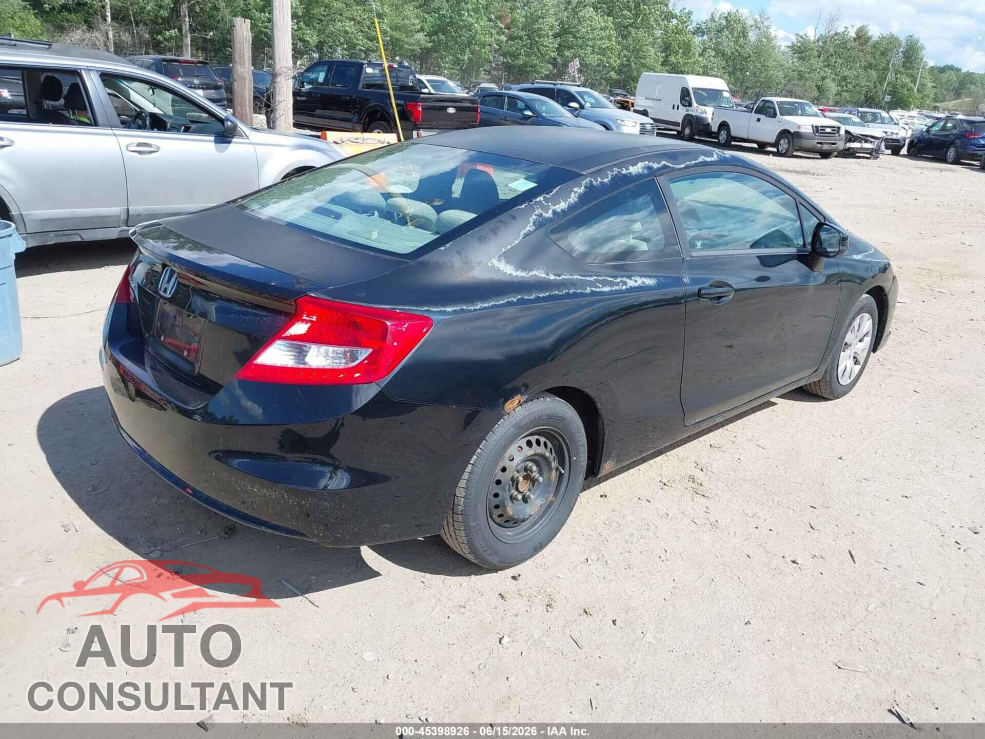 HONDA CIVIC 2012 - 2HGFG3B58CH525972