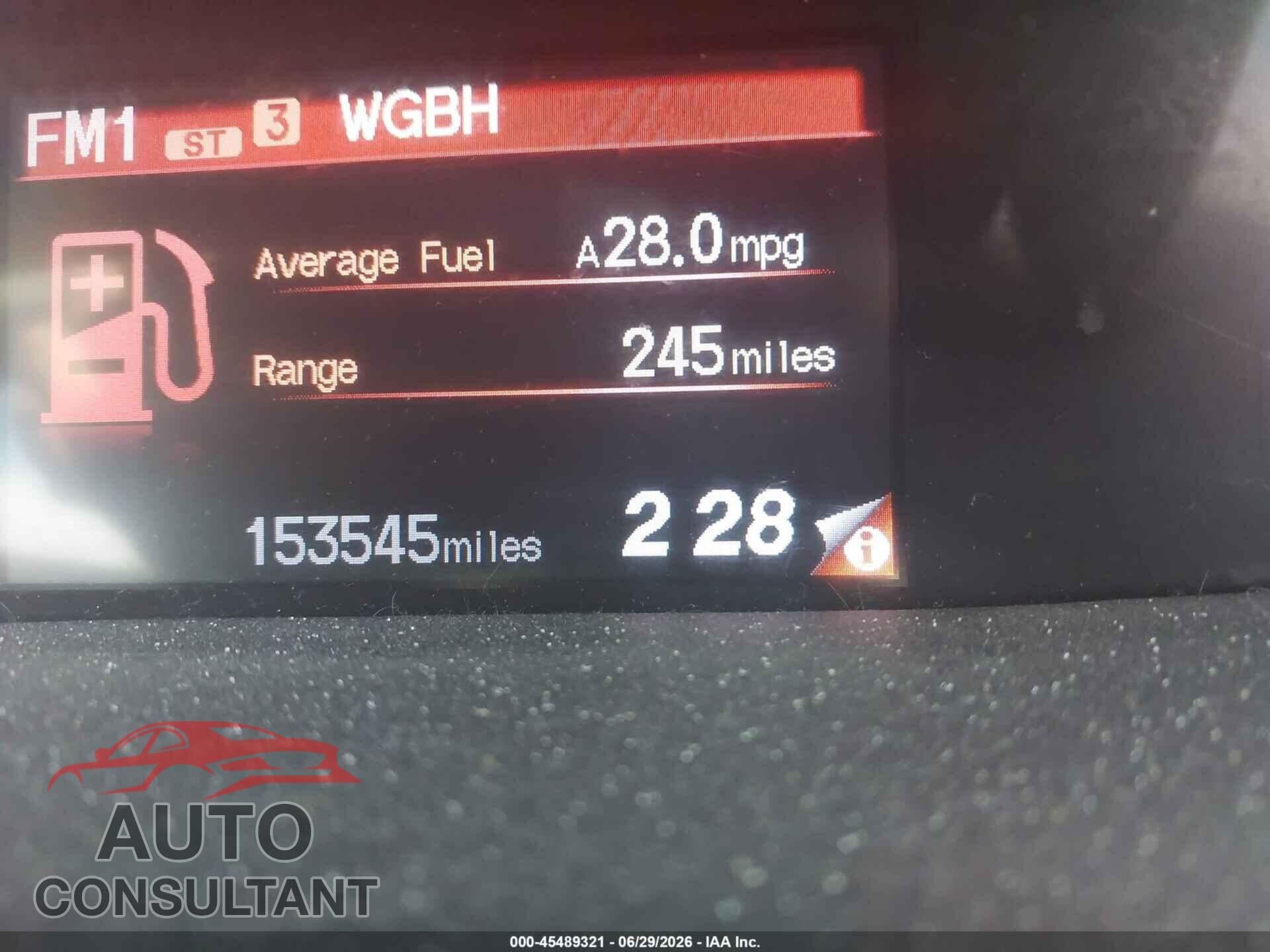 HONDA CIVIC 2012 - 2HGFB2F58CH543150