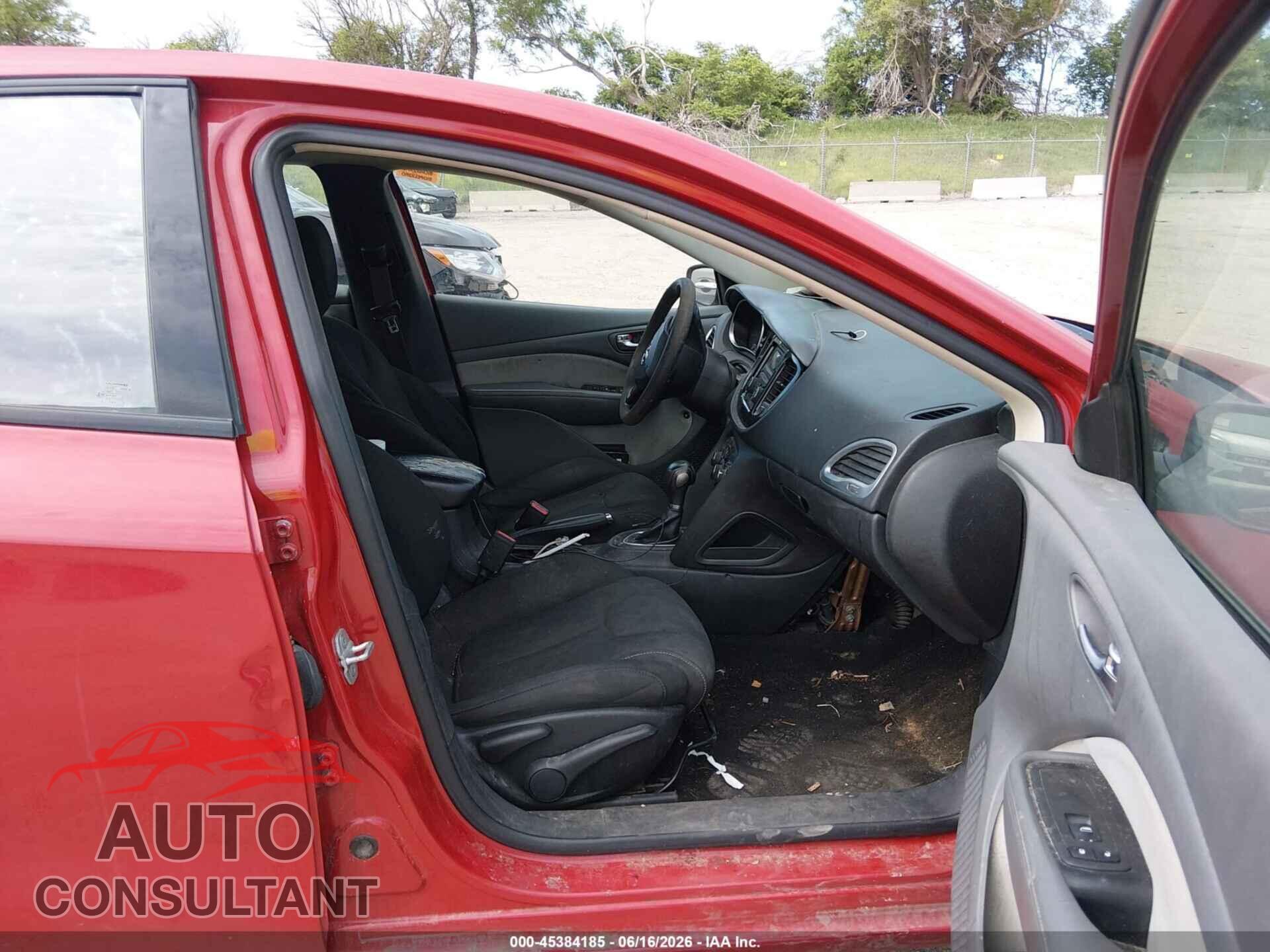 DODGE DART 2013 - 1C3CDFBA4DD233246