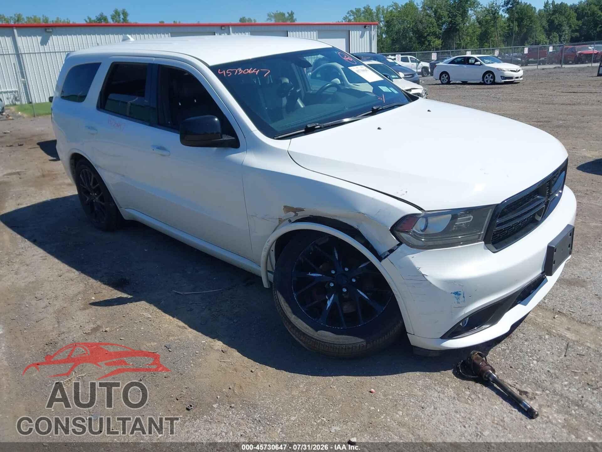 DODGE DURANGO 2016 - 1C4RDJAG4GC387562