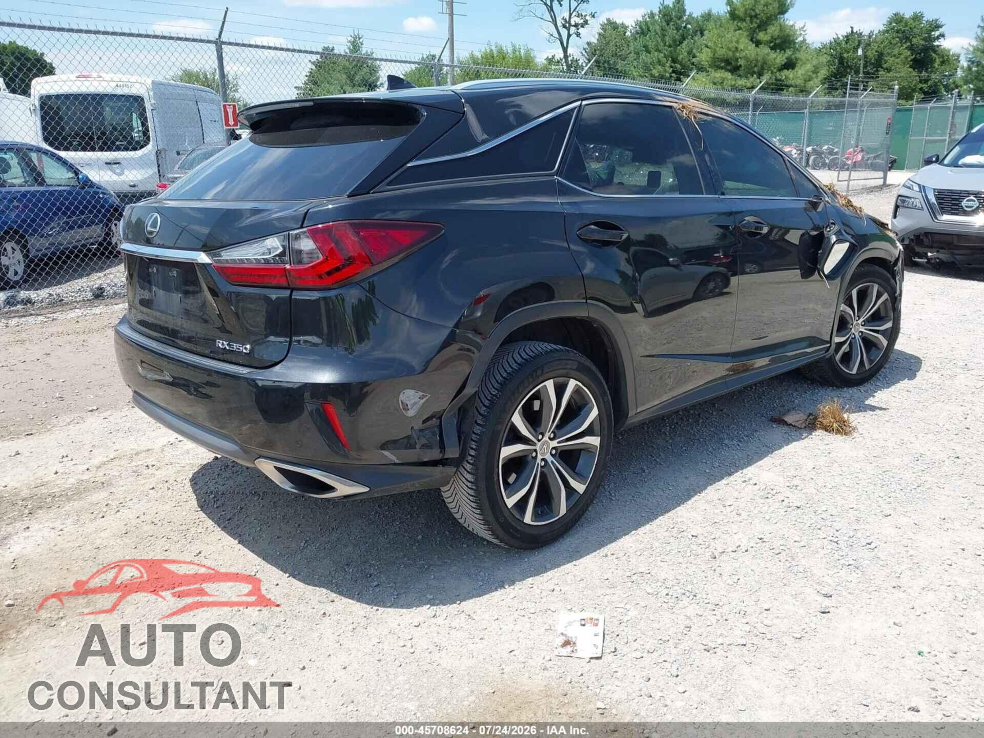 LEXUS RX 350 2017 - 2T2BZMCA0HC134207