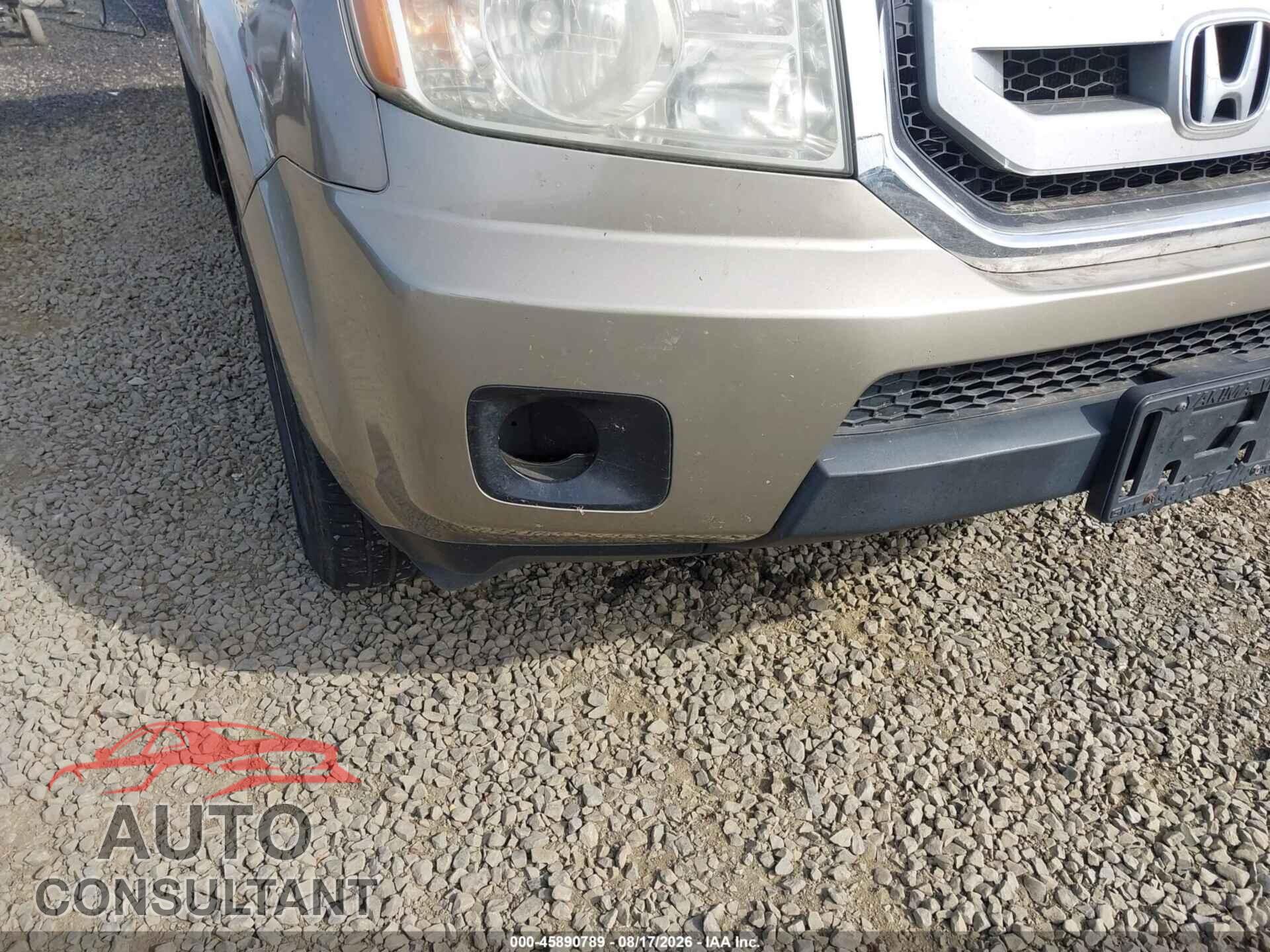 HONDA PILOT 2009 - 5FNYF48239B031563