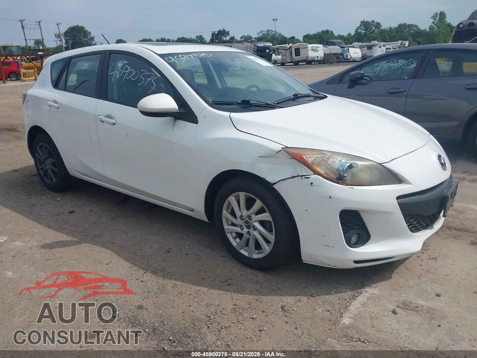 MAZDA MAZDA3 2013 - JM1BL1M77D1821982