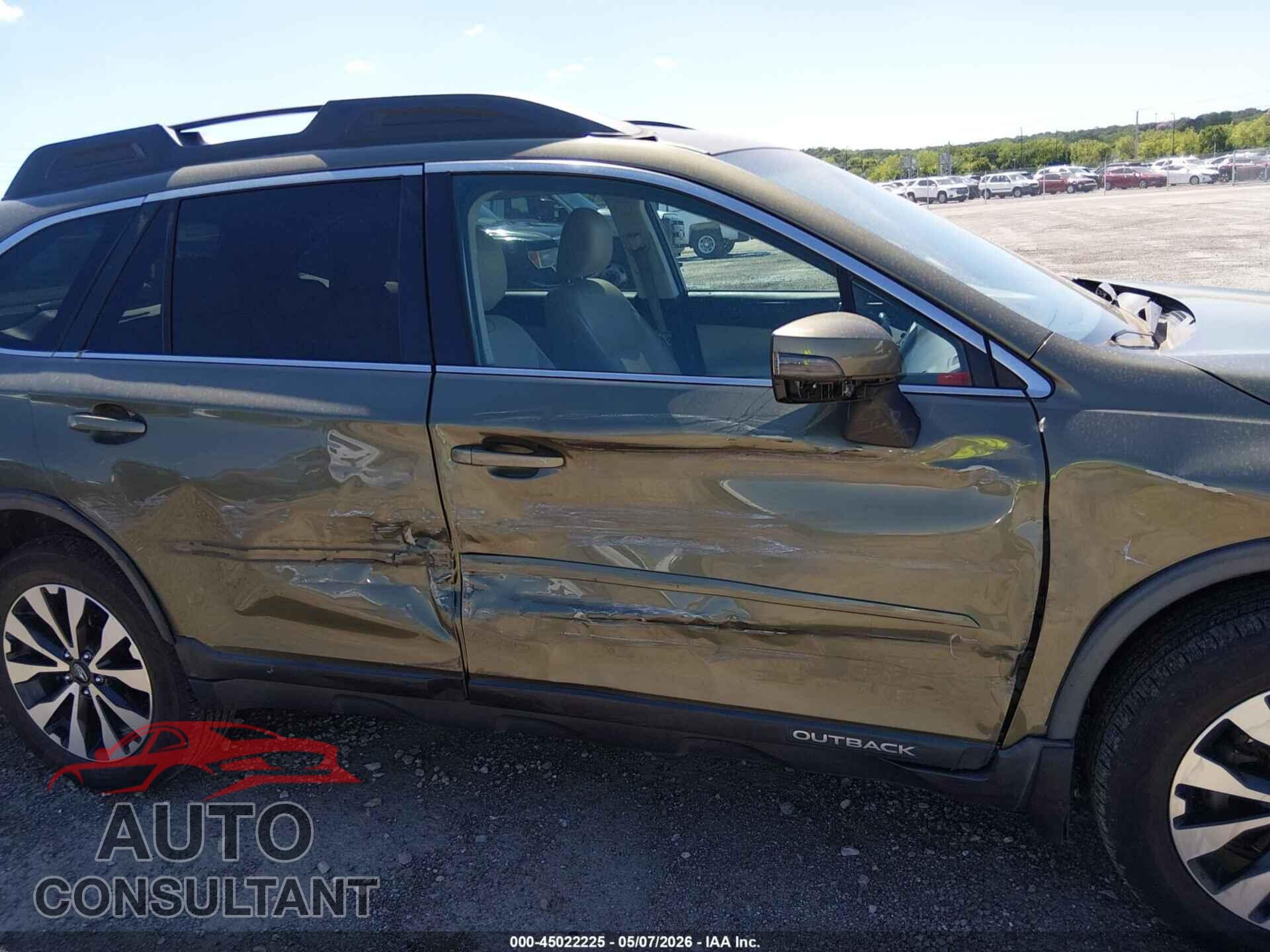 SUBARU OUTBACK 2015 - 4S4BSELC8F3215327