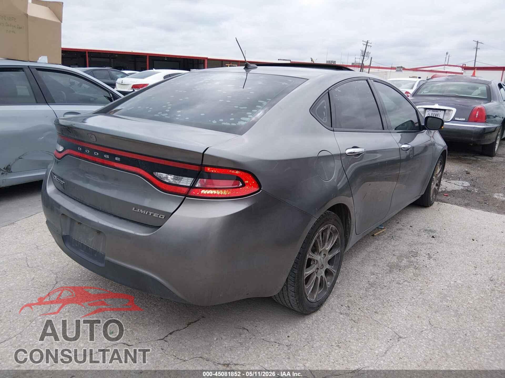 DODGE DART 2013 - 1C3CDFCA5DD188445