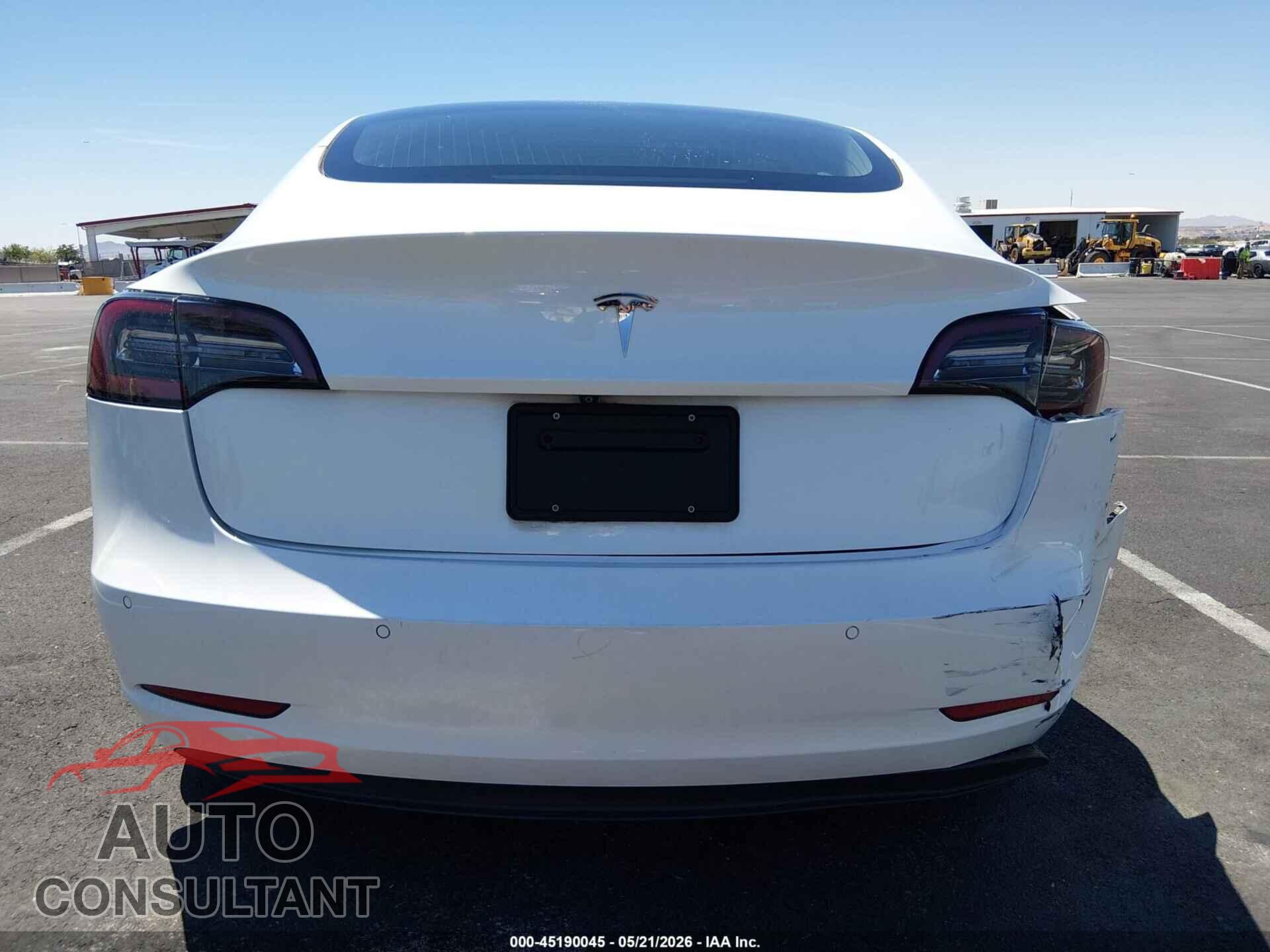 TESLA MODEL 3 2020 - 5YJ3E1EA4LF598122
