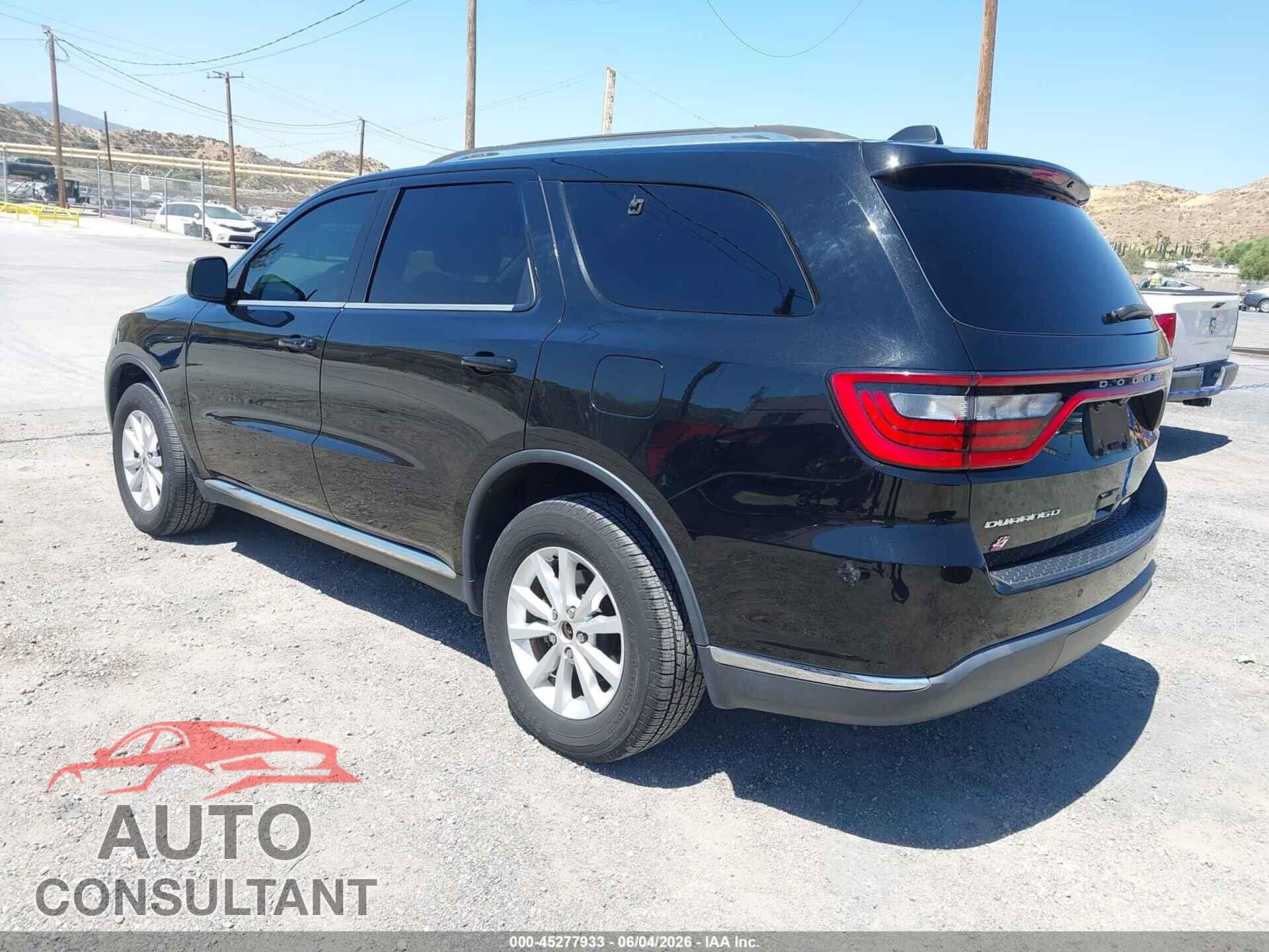 DODGE DURANGO 2019 - 1C4RDJAG3KC744450