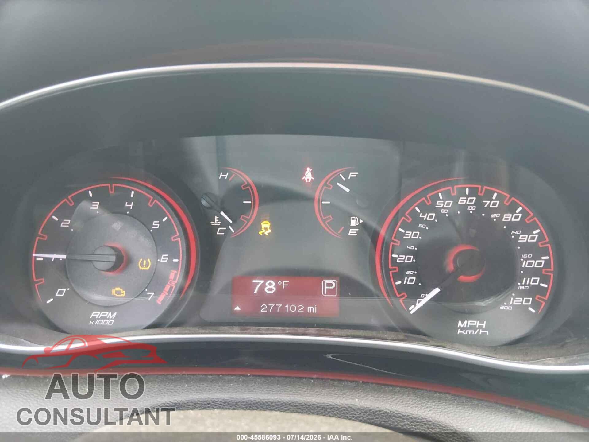 DODGE DART 2015 - 1C3CDFBB4FD187770
