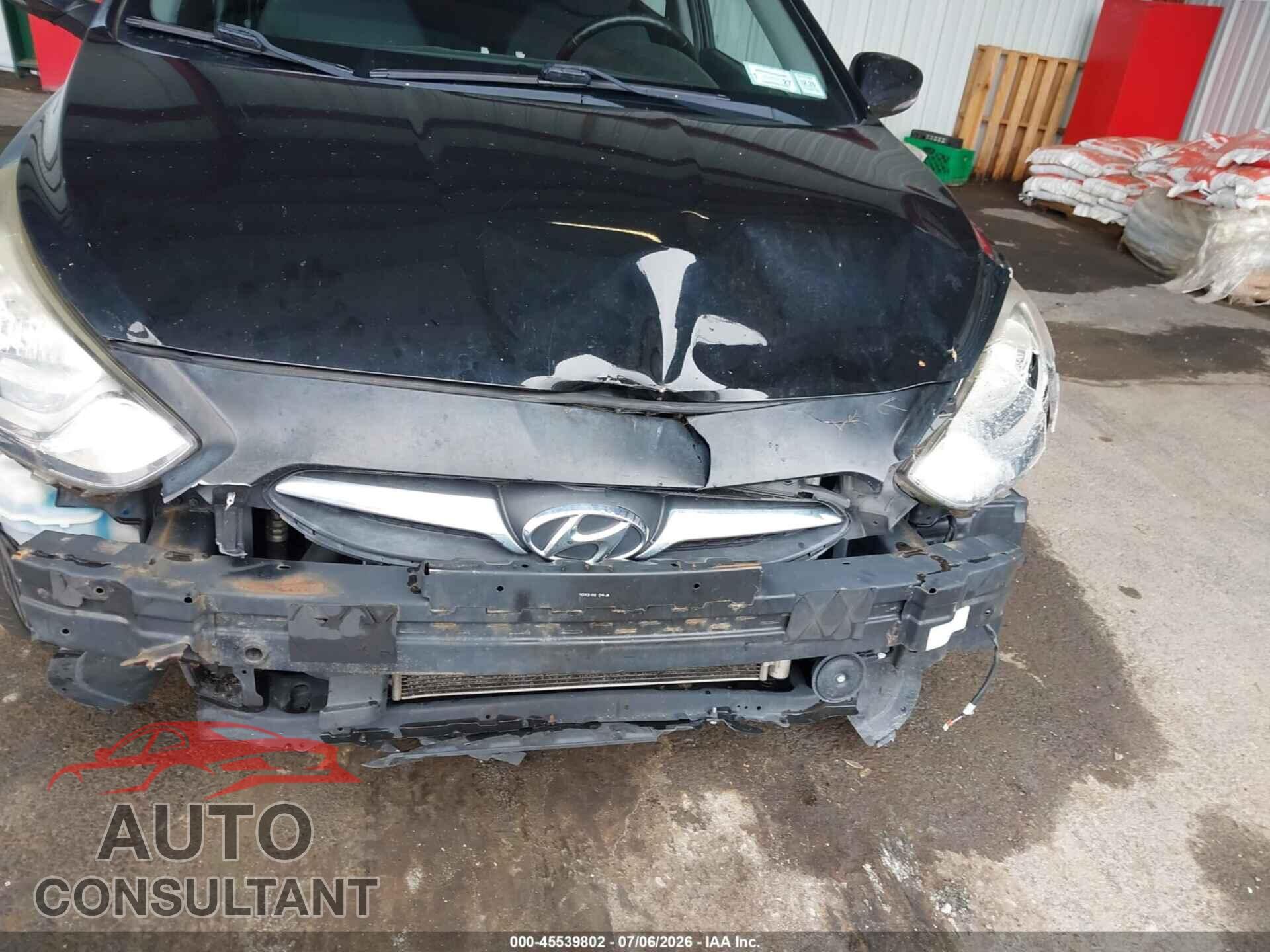 HYUNDAI ACCENT 2013 - KMHCU5AEXDU100643