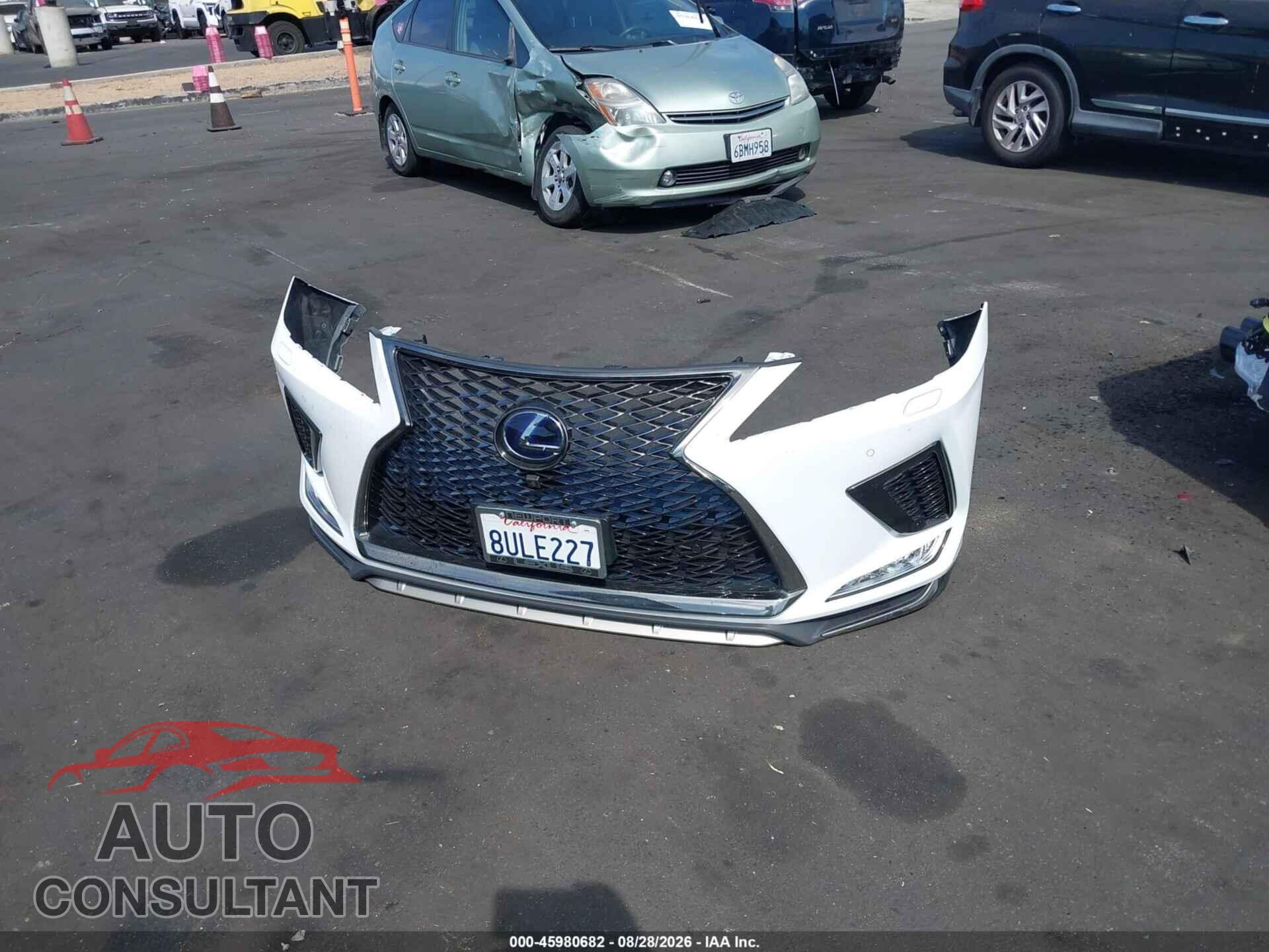 LEXUS RX 450H 2021 - 2T2YGMDA8MC060804