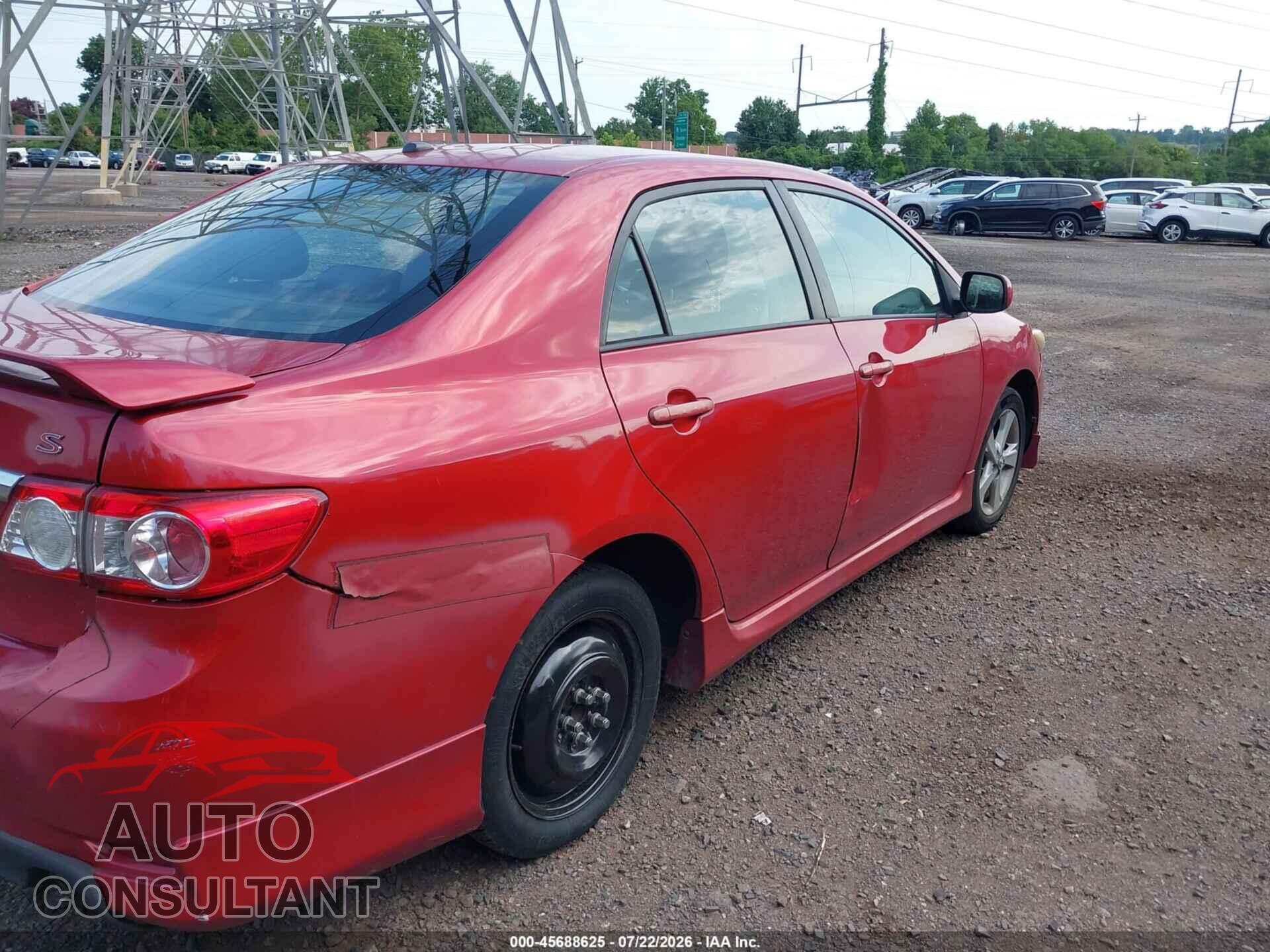 TOYOTA COROLLA 2011 - 2T1BU4EE3BC629639
