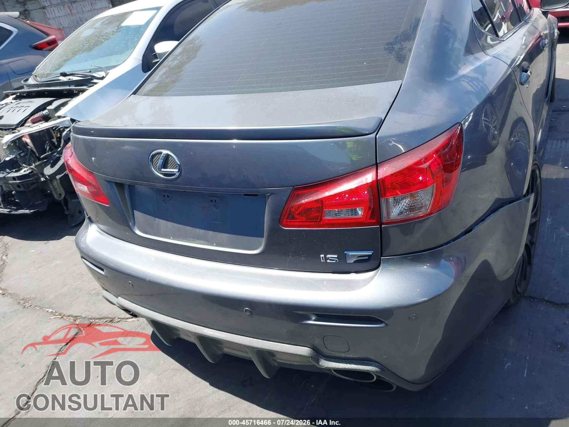 LEXUS IS F 2012 - JTHBP5C22C5010761
