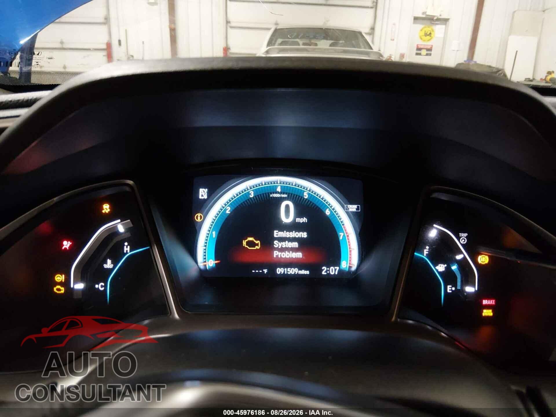 HONDA CIVIC 2017 - 19XFC2F77HE225357