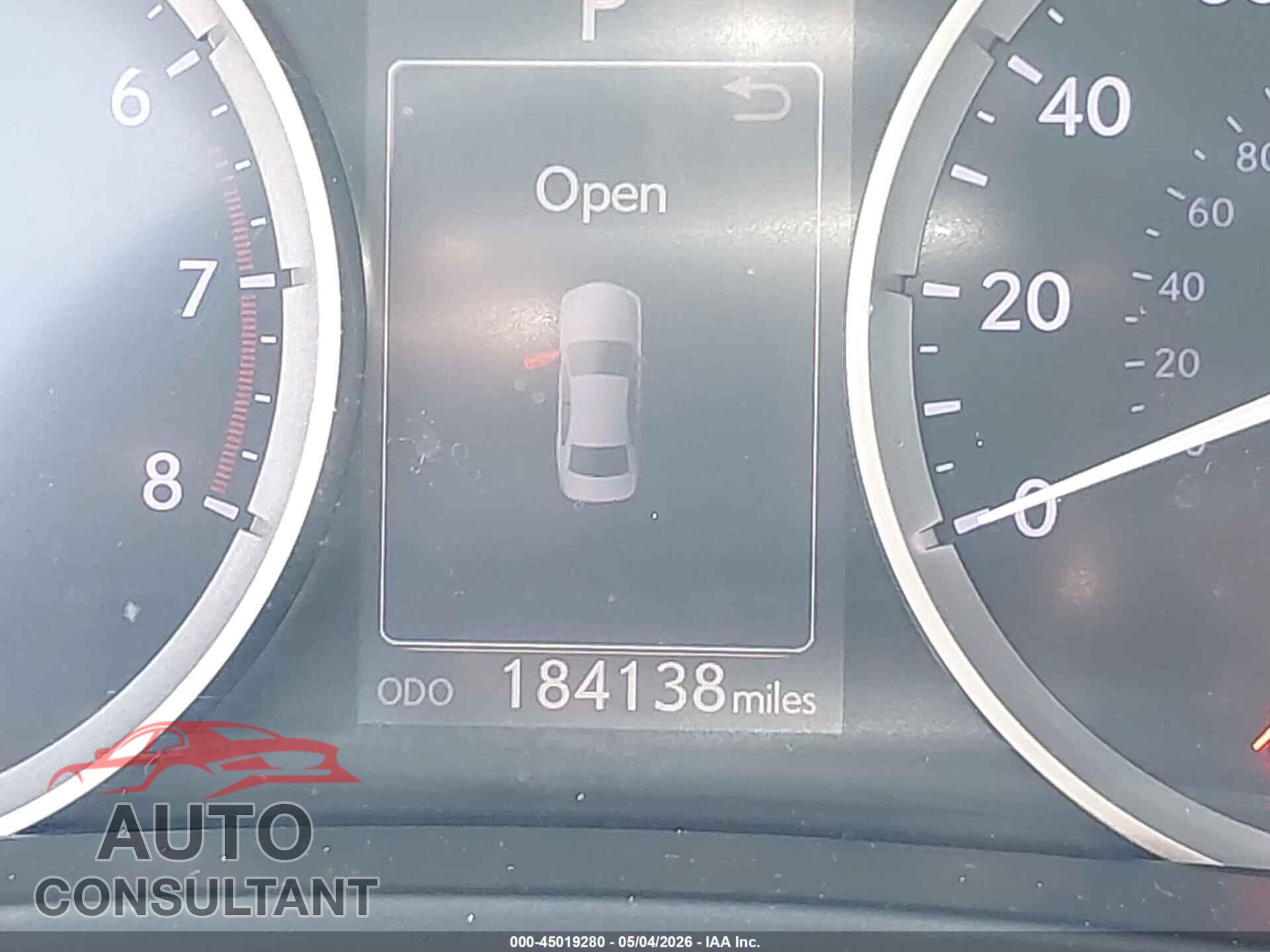 LEXUS IS 250 2015 - JTHBF1D29F5078425