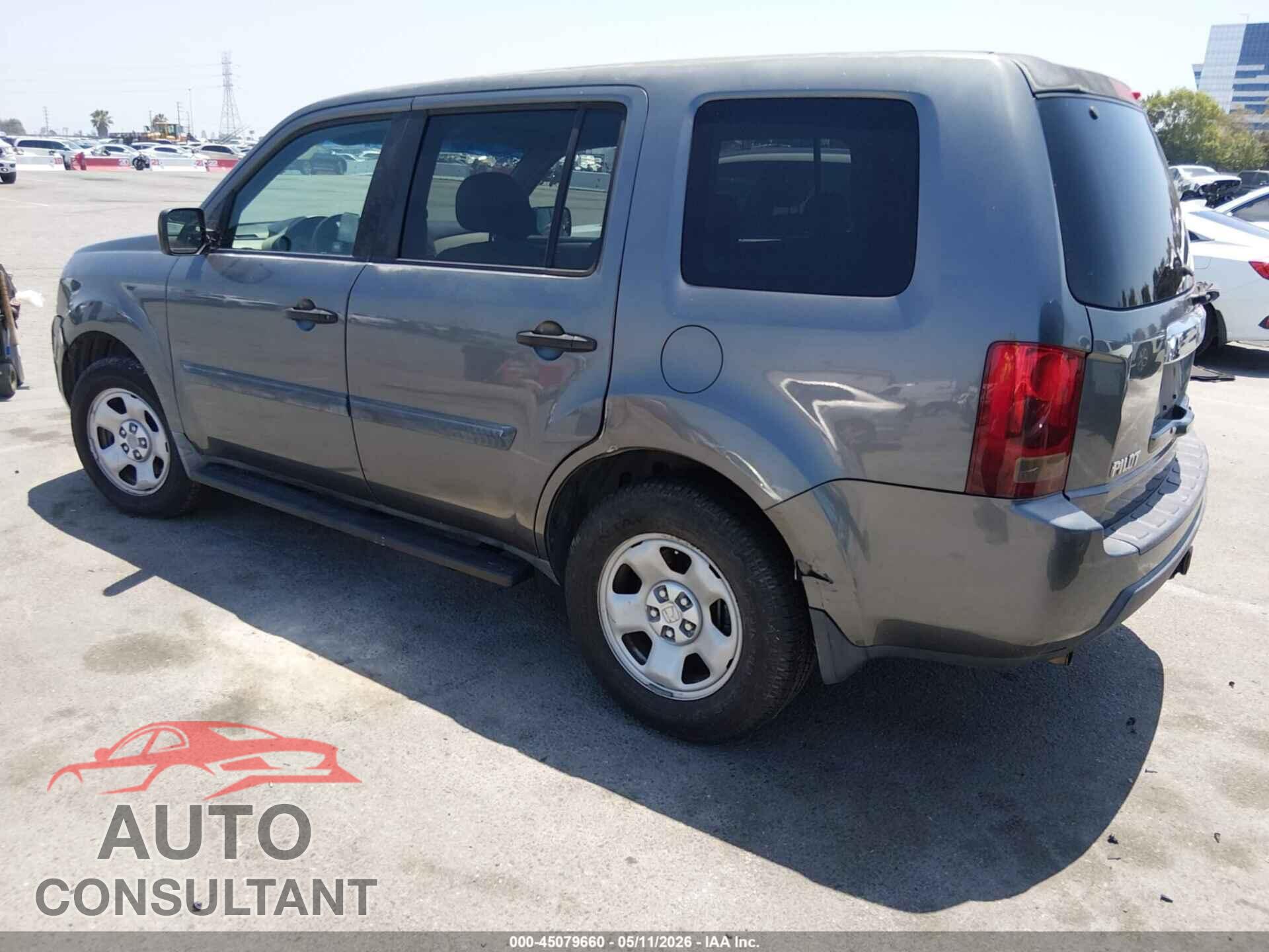 HONDA PILOT 2011 - 5FNYF3H20BB007642