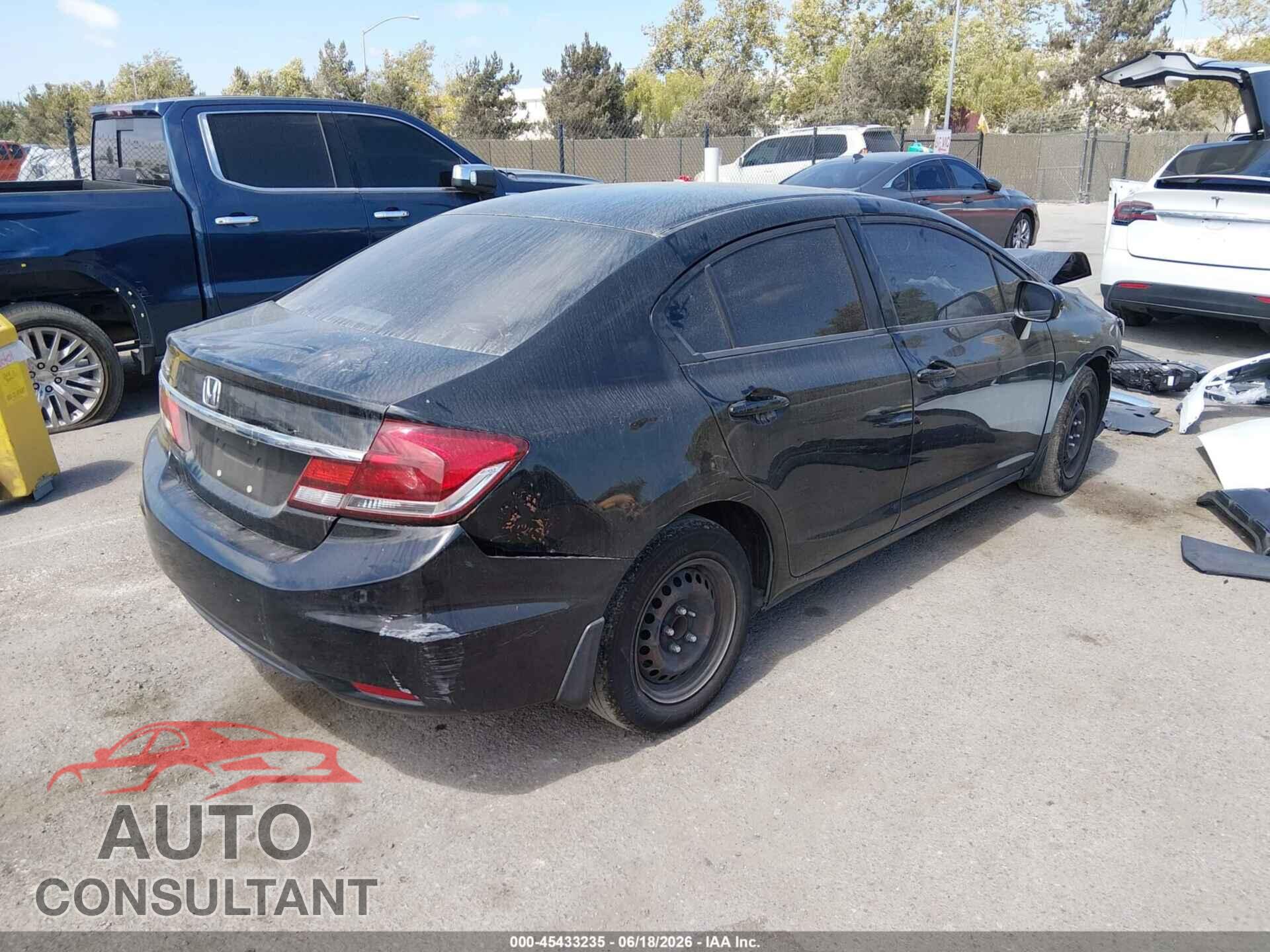 HONDA CIVIC 2014 - 19XFB2F58EE207902