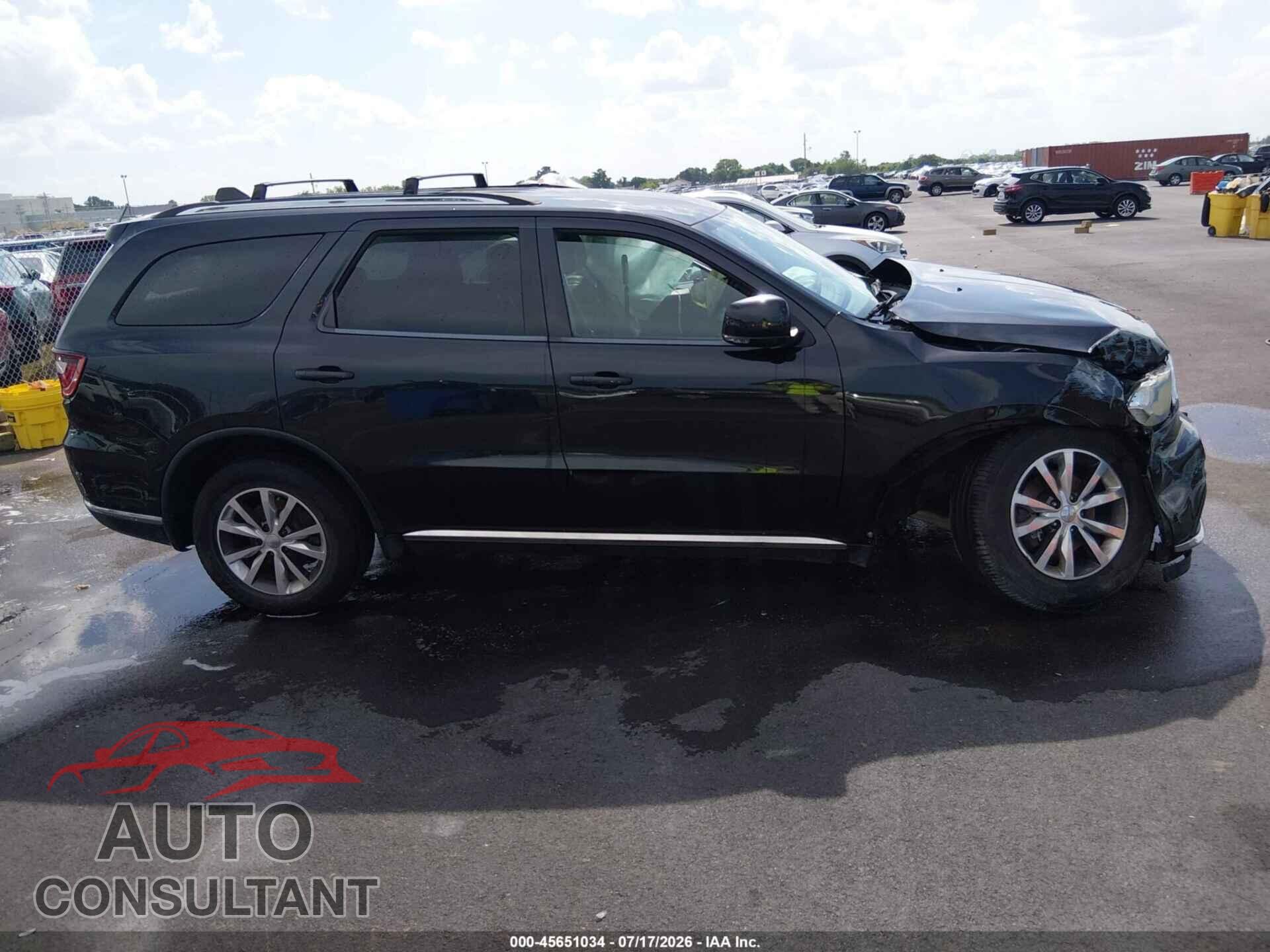 DODGE DURANGO 2016 - 1C4RDJDG5GC455864