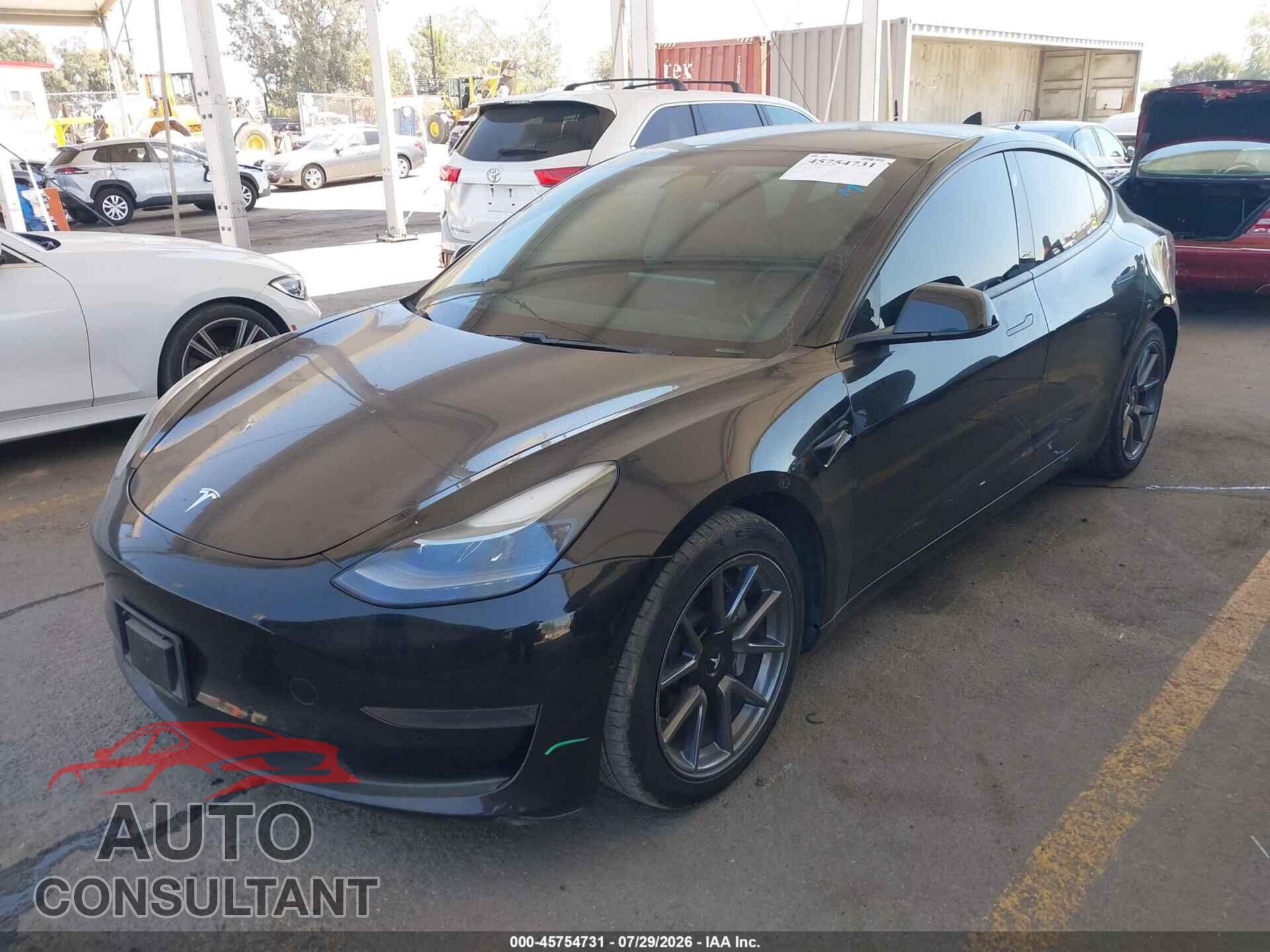 TESLA MODEL 3 2021 - 5YJ3E1EA4MF022158