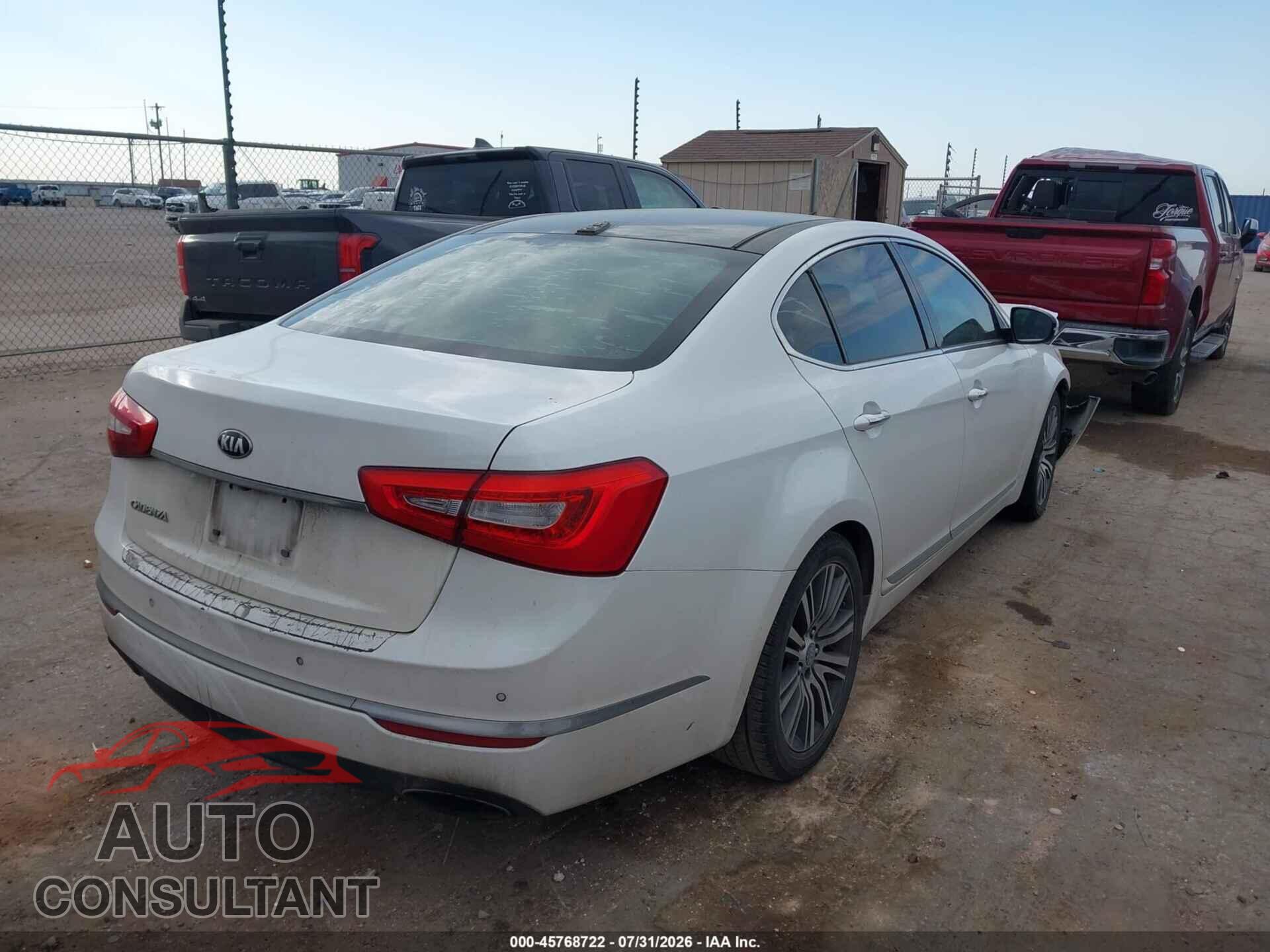 KIA CADENZA 2014 - KNALN4D79E5163864