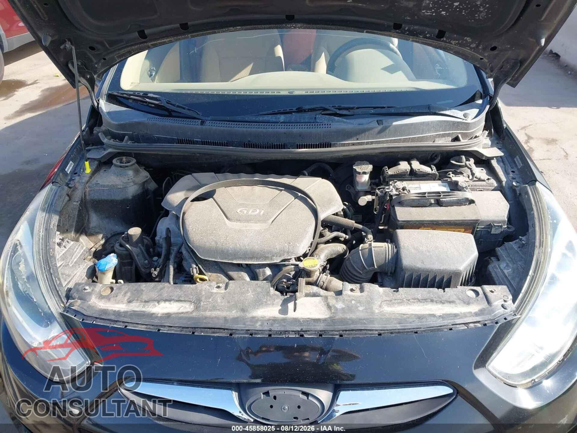 HYUNDAI ACCENT 2012 - KMHCU4AE1CU043015