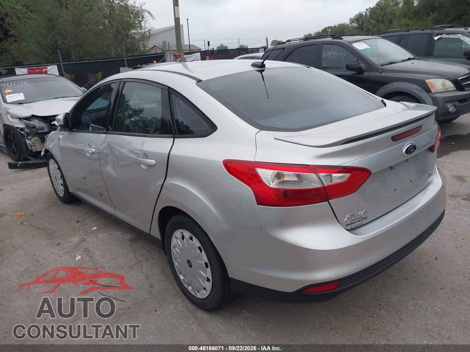 FORD FOCUS 2013 - 1FADP3F20DL327581