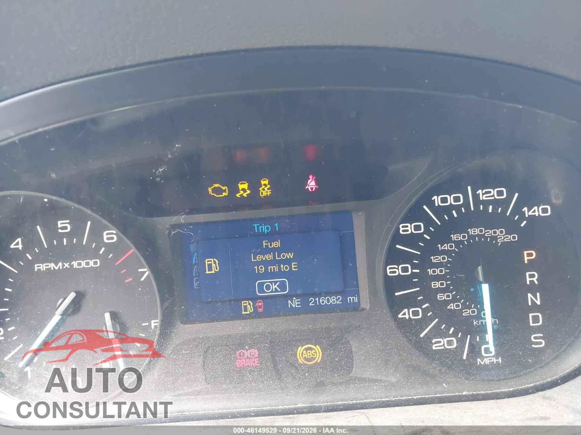 FORD EDGE 2013 - 2FMDK3GC1DBE03286