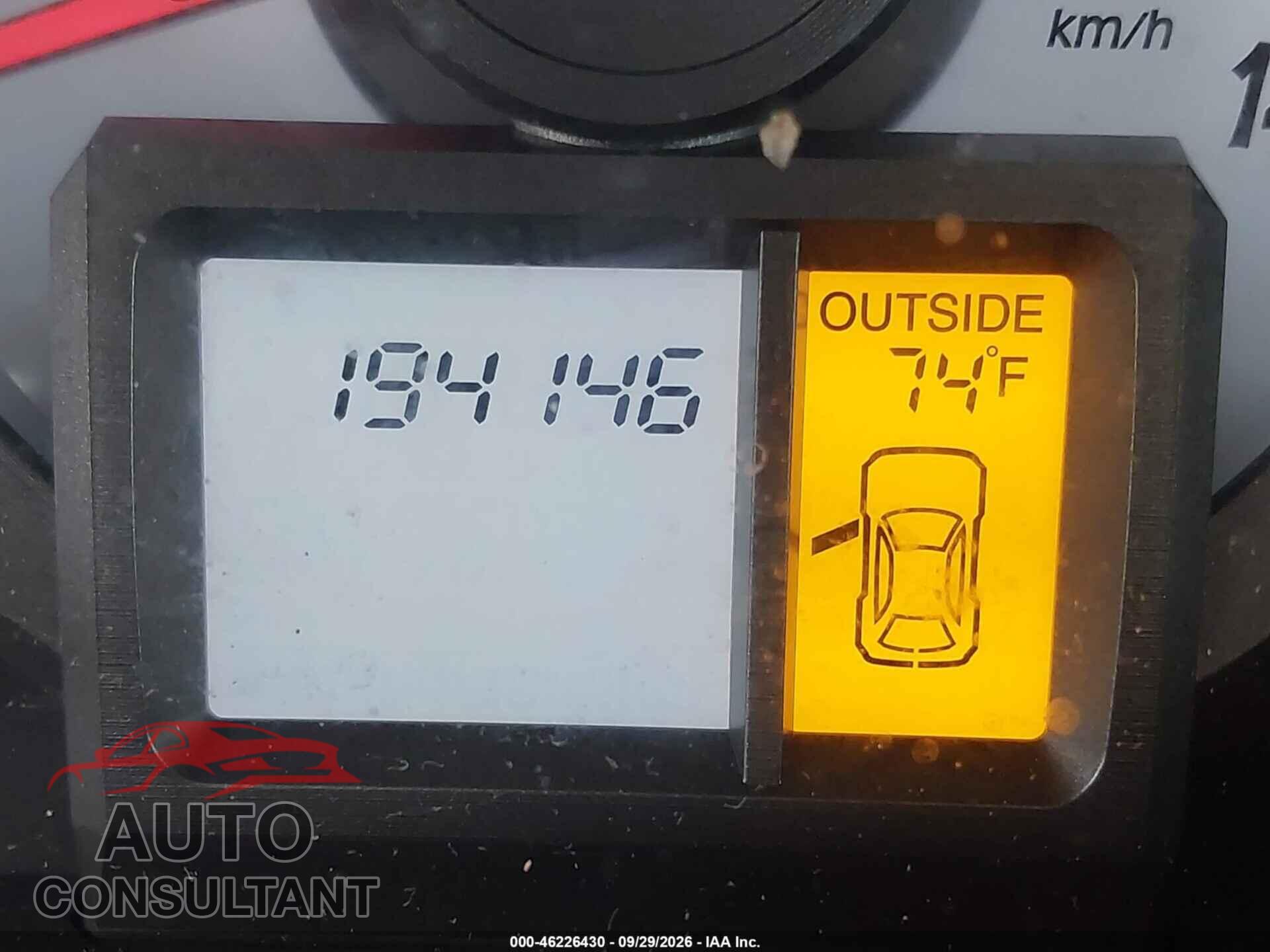 HONDA PILOT 2012 - 5FNYF4H77CB044822