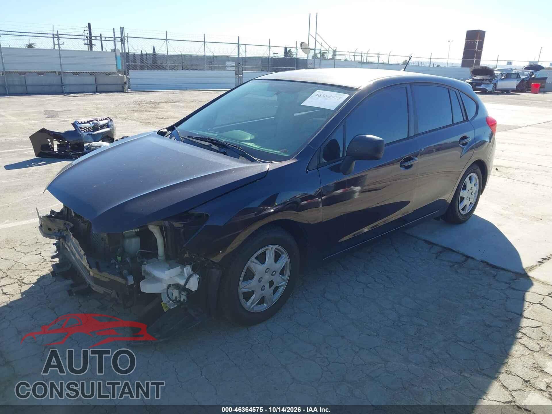 SUBARU IMPREZA 2013 - JF1GPAA67DH839904