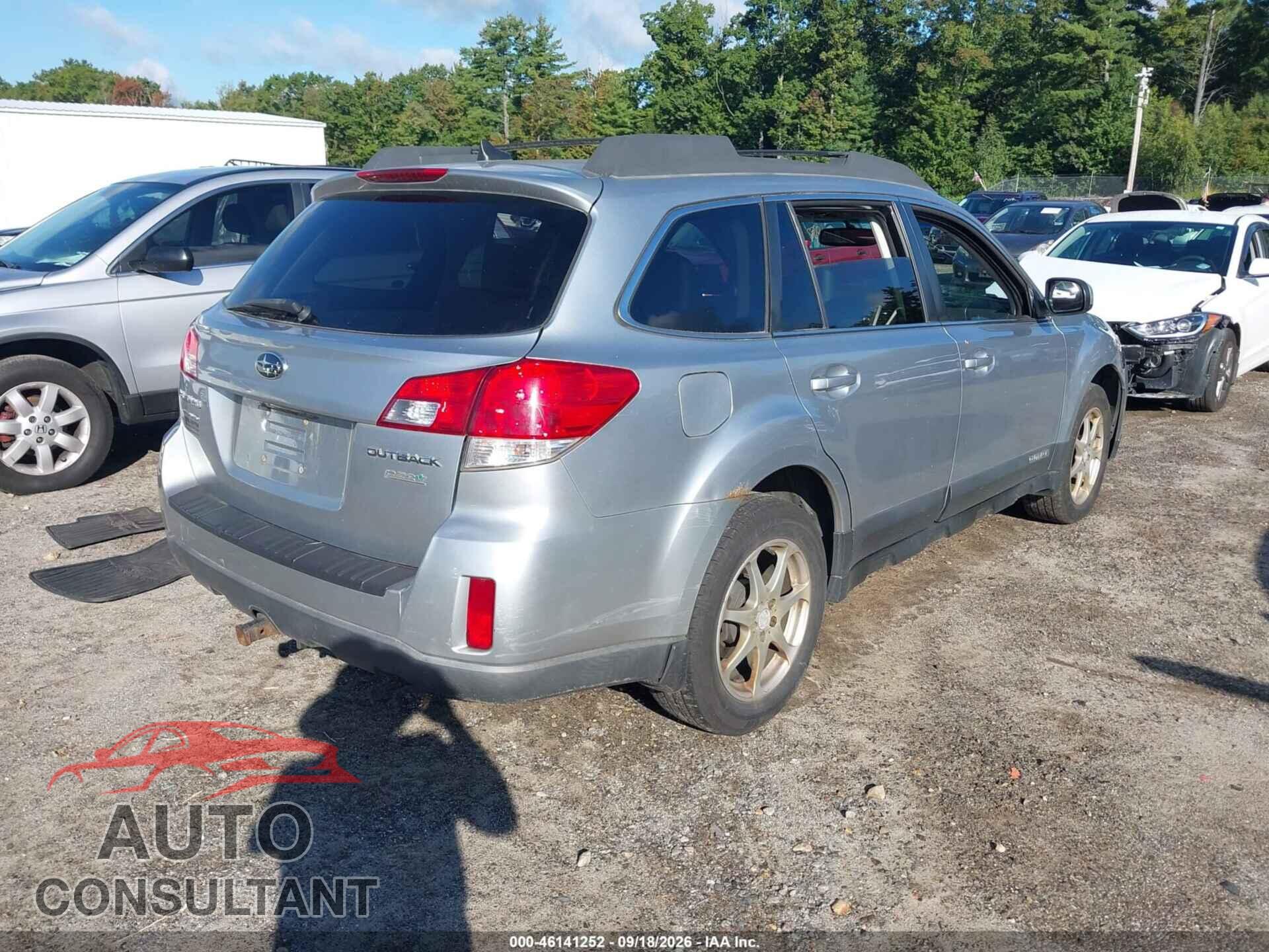 SUBARU OUTBACK 2012 - 4S4BRBKC8C3231244