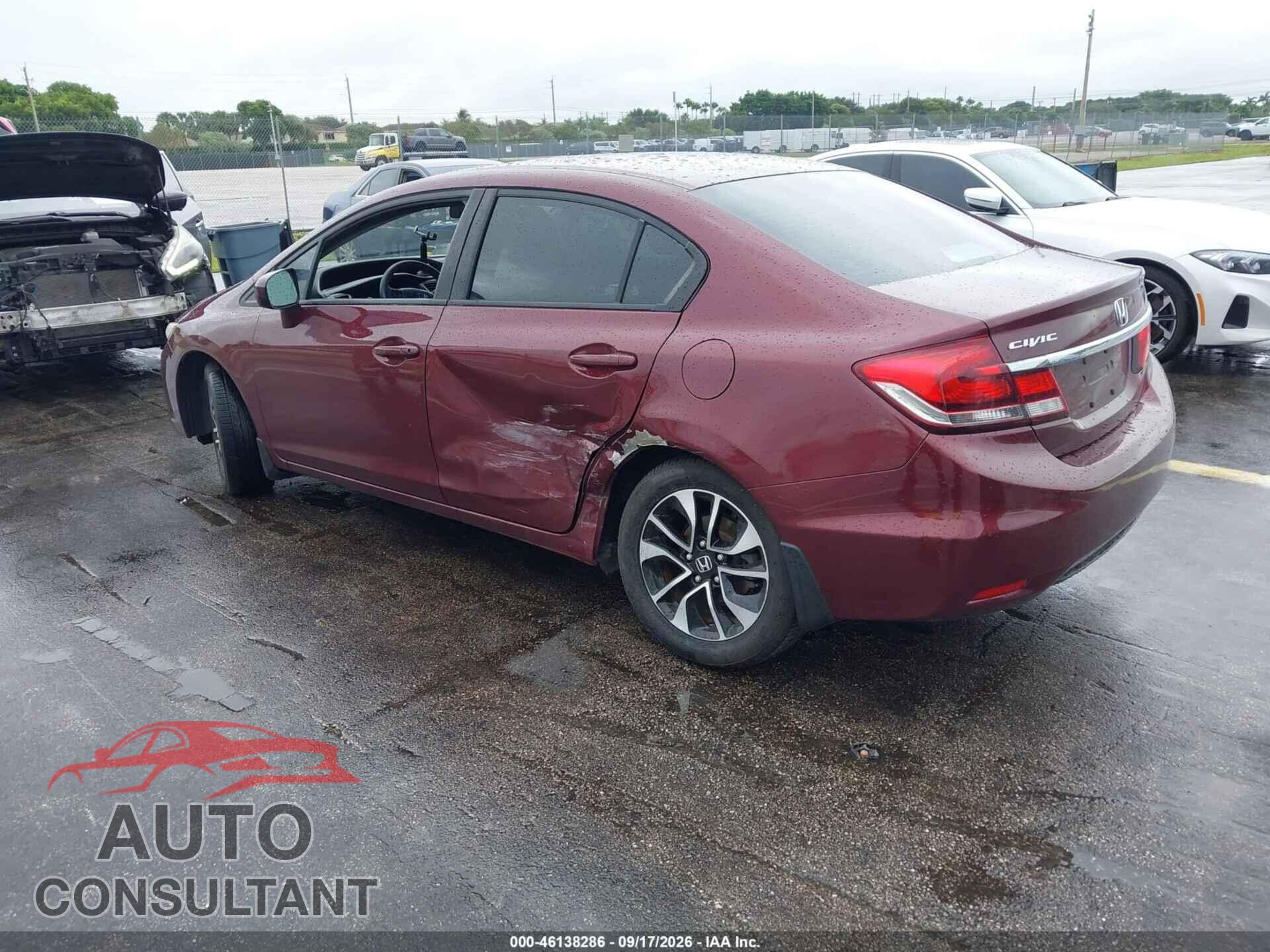 HONDA CIVIC 2014 - 19XFB2F86EE084207
