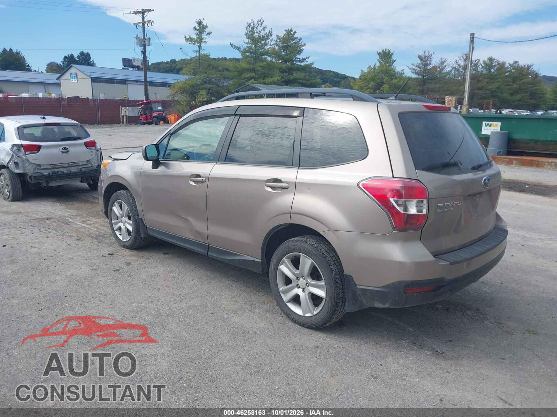 SUBARU FORESTER 2014 - JF2SJAEC9EH547762