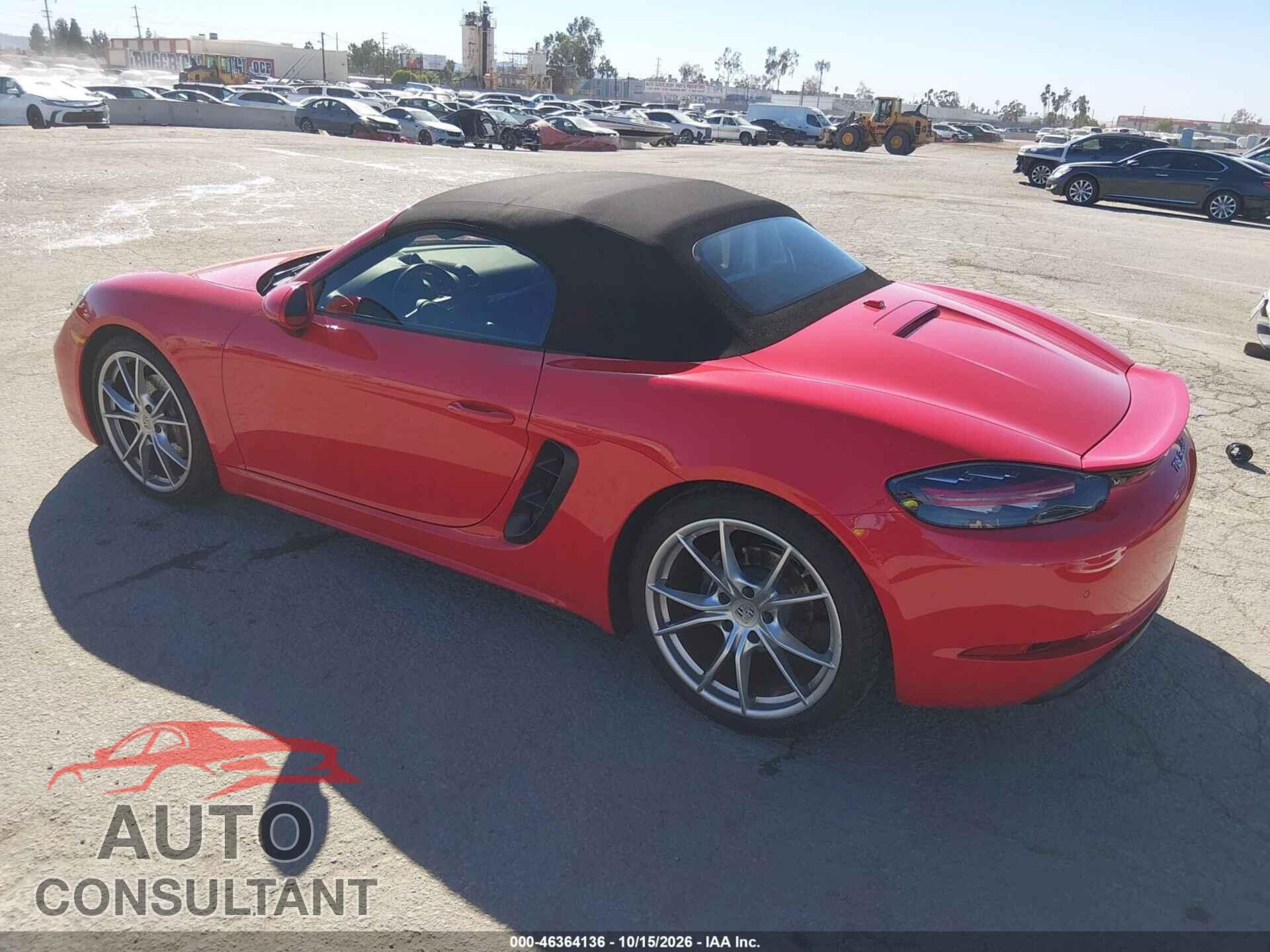 PORSCHE 718 BOXSTER 2017 - WP0CA2A89HS222157
