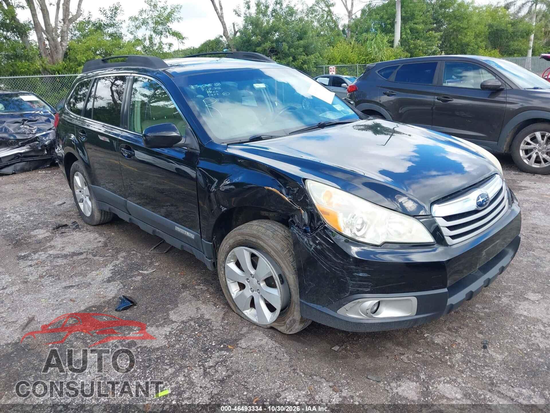 SUBARU OUTBACK 2011 - 4S4BRBCC2B3352588