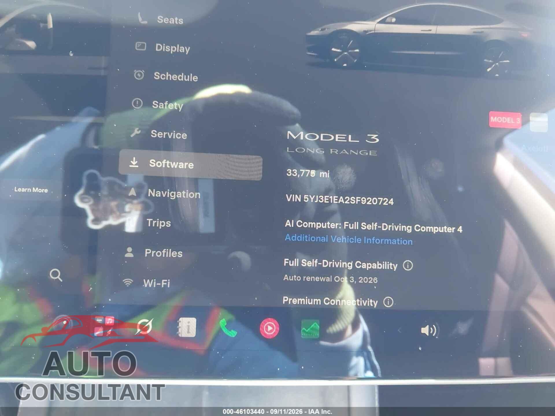 TESLA MODEL 3 2025 - 5YJ3E1EA2SF920724