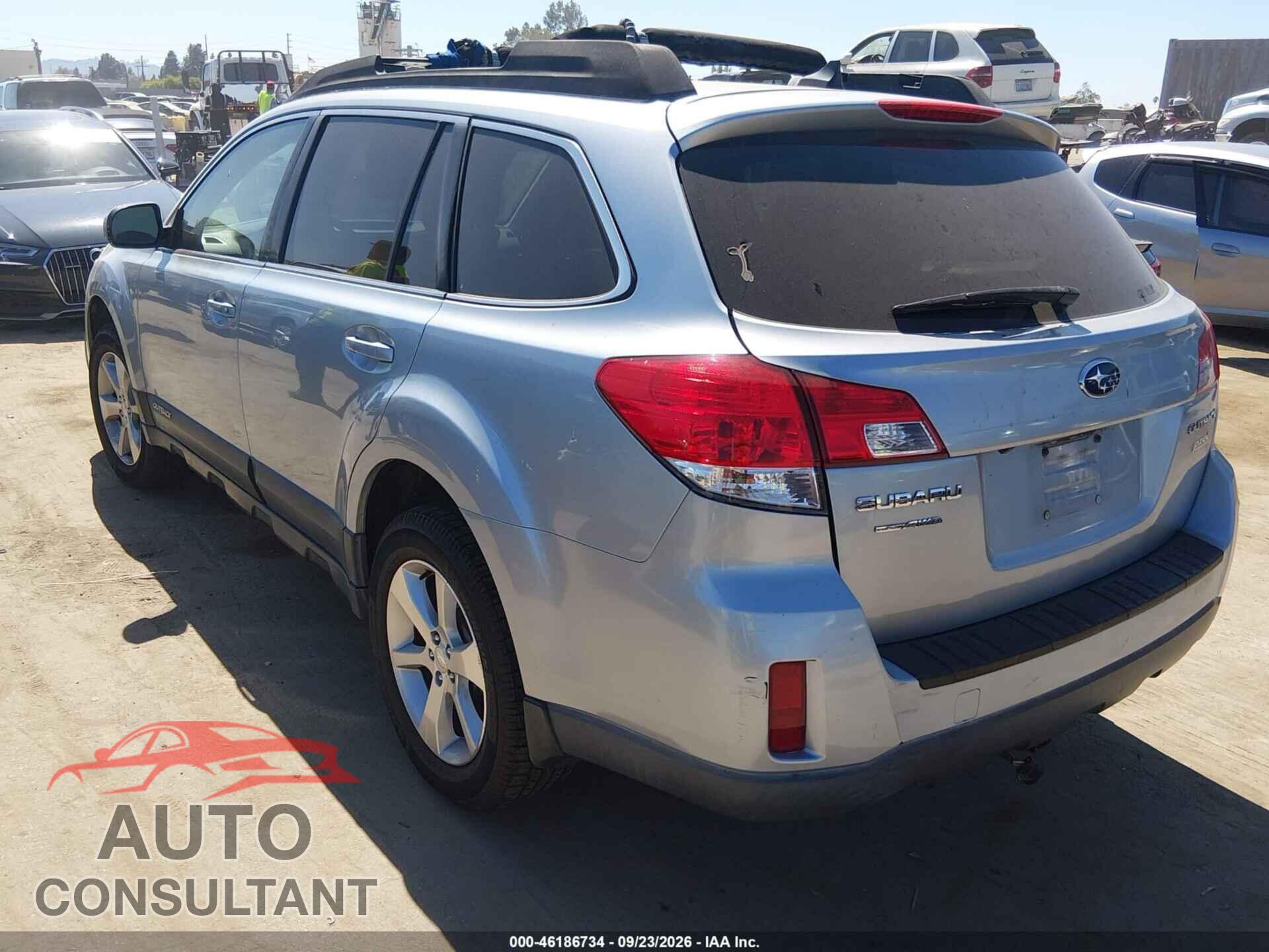 SUBARU OUTBACK 2014 - 4S4BRBLC5E3306497