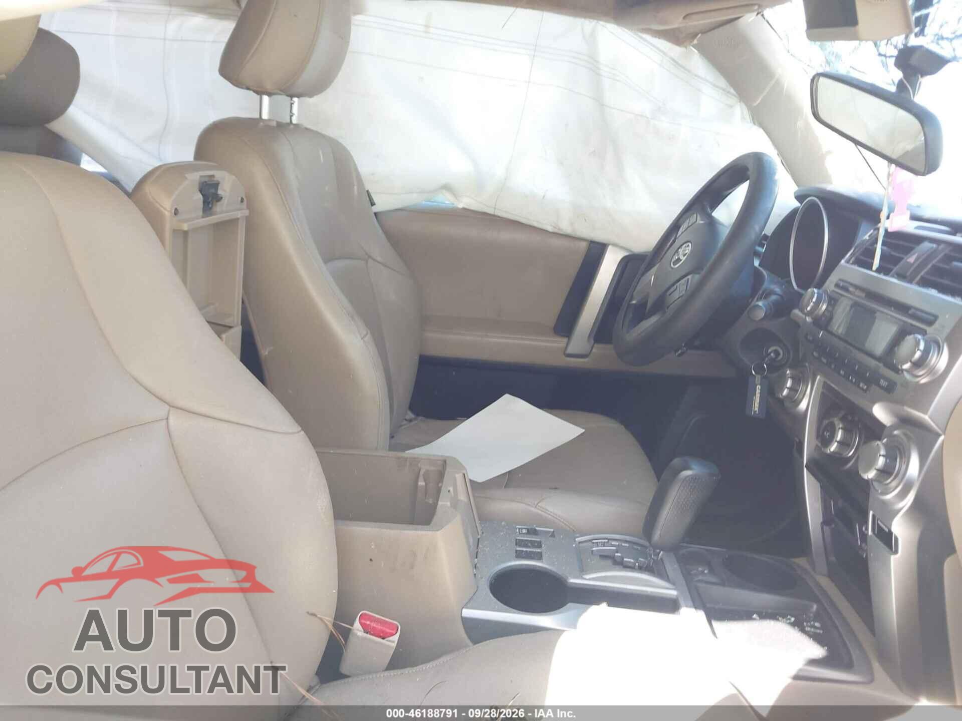 TOYOTA 4RUNNER 2013 - JTEZU5JR6D5063243