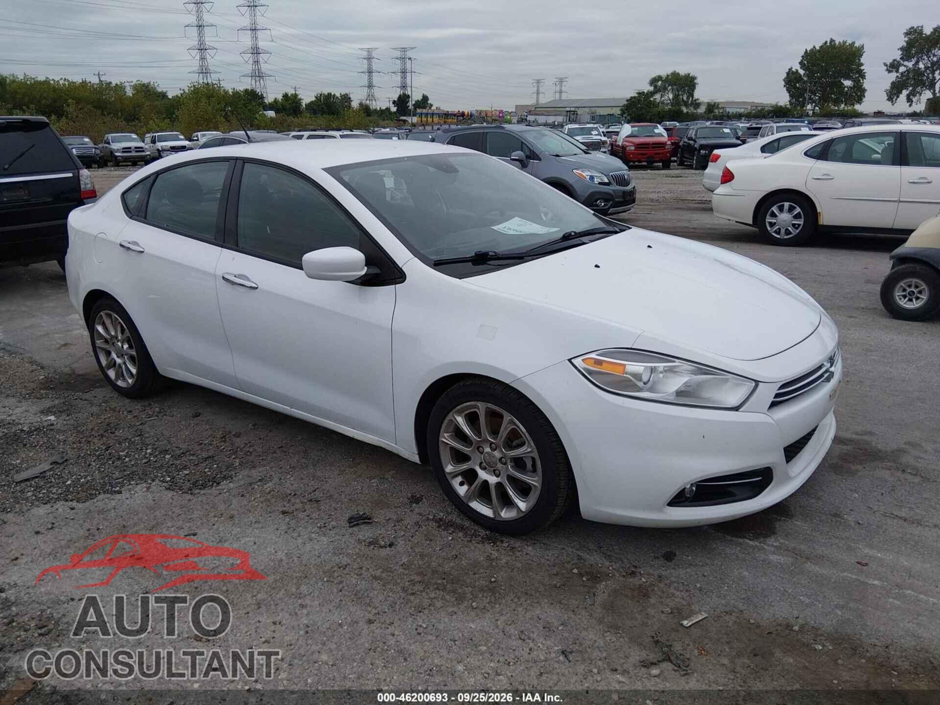 DODGE DART 2016 - 1C3CDFFA9GD821836