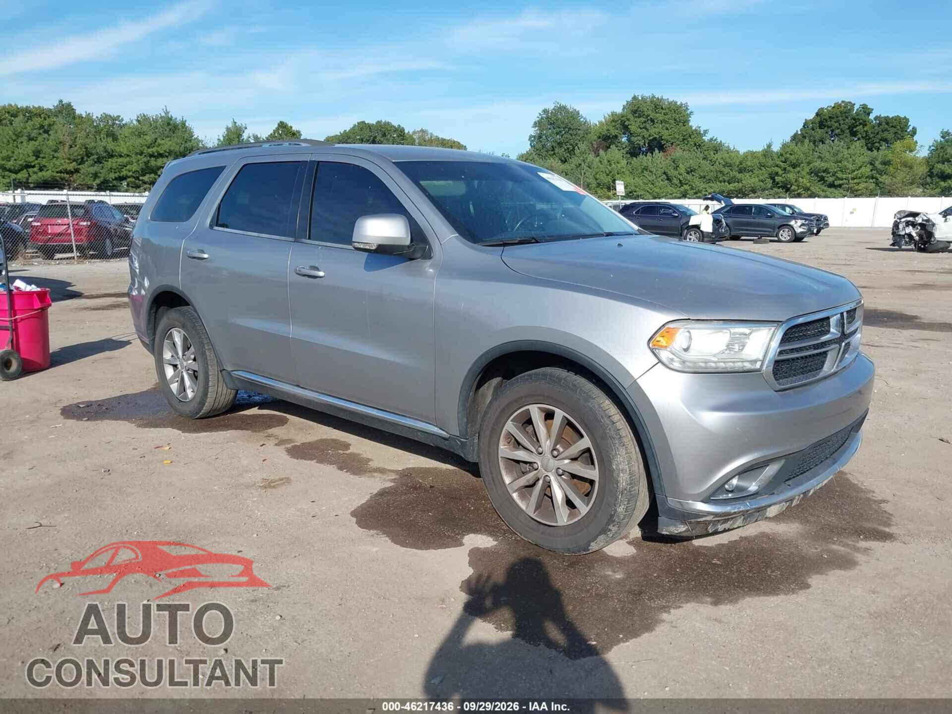 DODGE DURANGO 2015 - 1C4RDJDG8FC202360