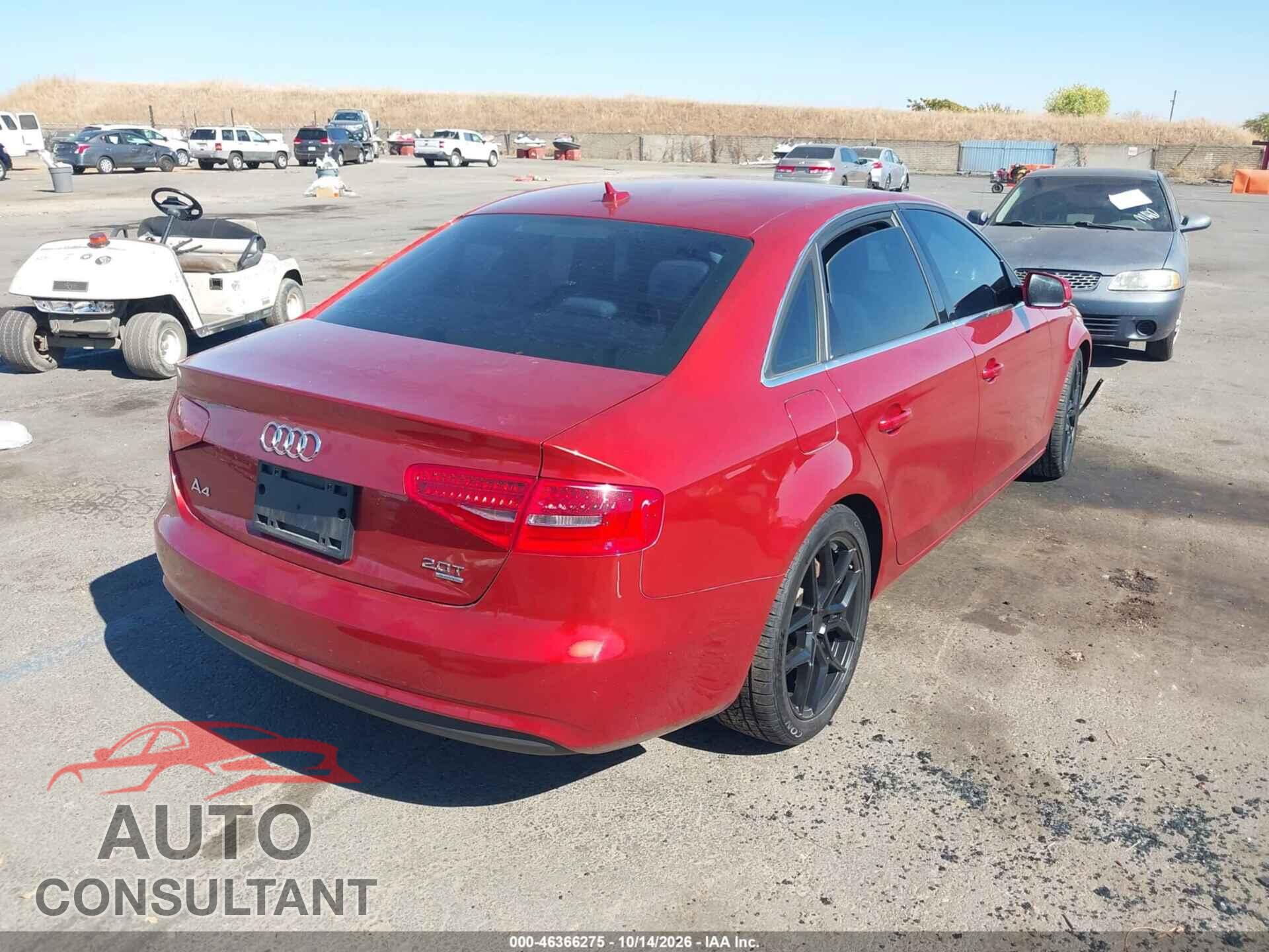 AUDI A4 2013 - WAUFFAFL7DN014368